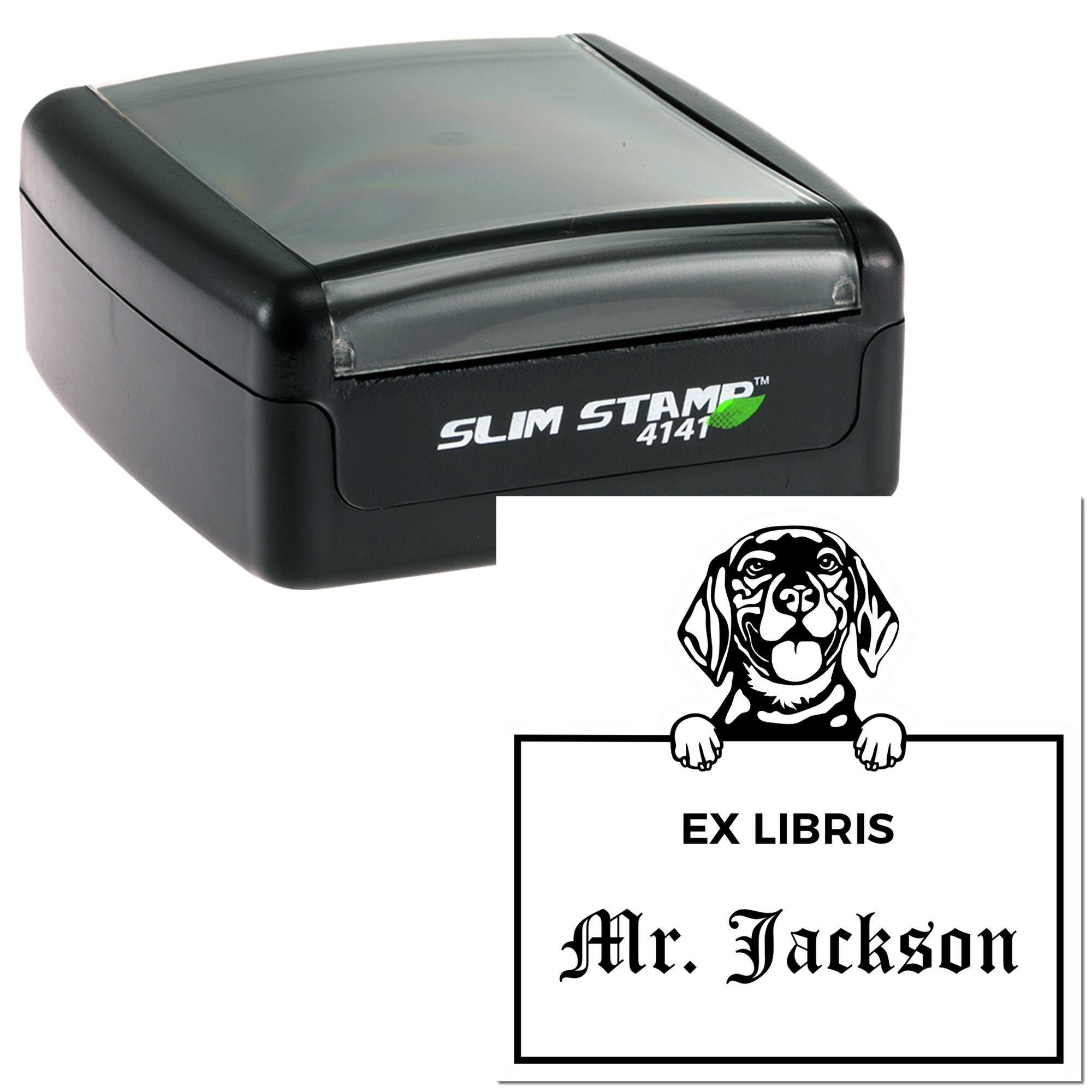 Beagle Custom-Made Ex Libris Custom Book Stamp - Engineer Seal Stamps