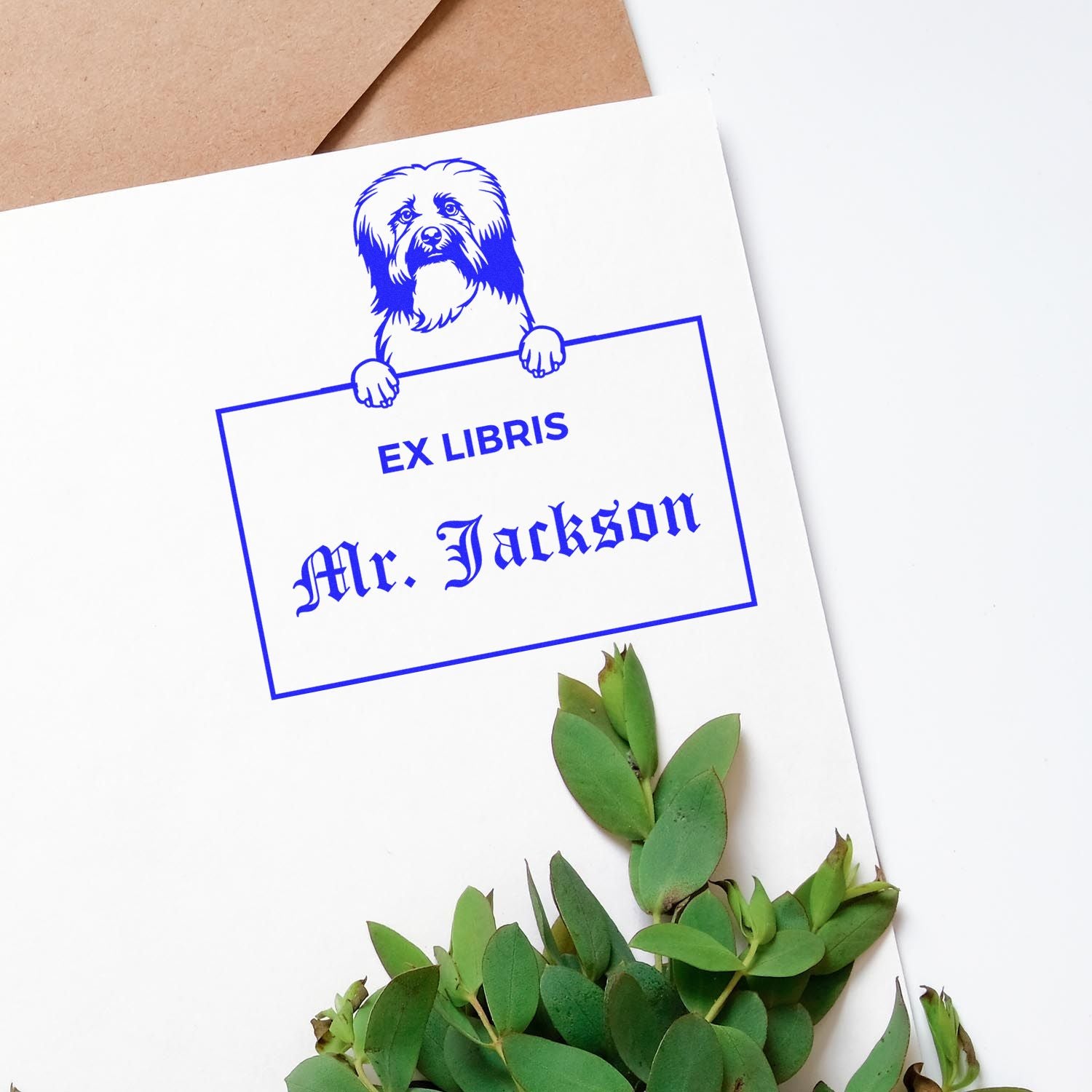 Havanese Customized Ex Libris Custom Book Stamper - Engineer Seal Stamps