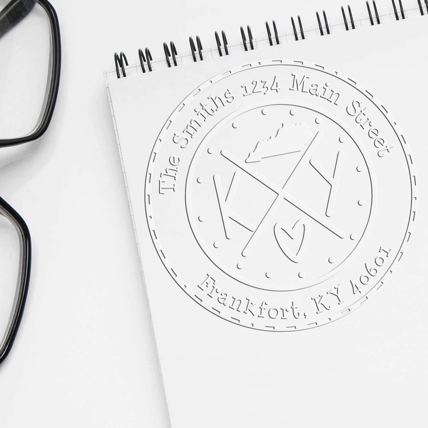 Soft KY Personalized Address Embosser - Engineer Seal Stamps
