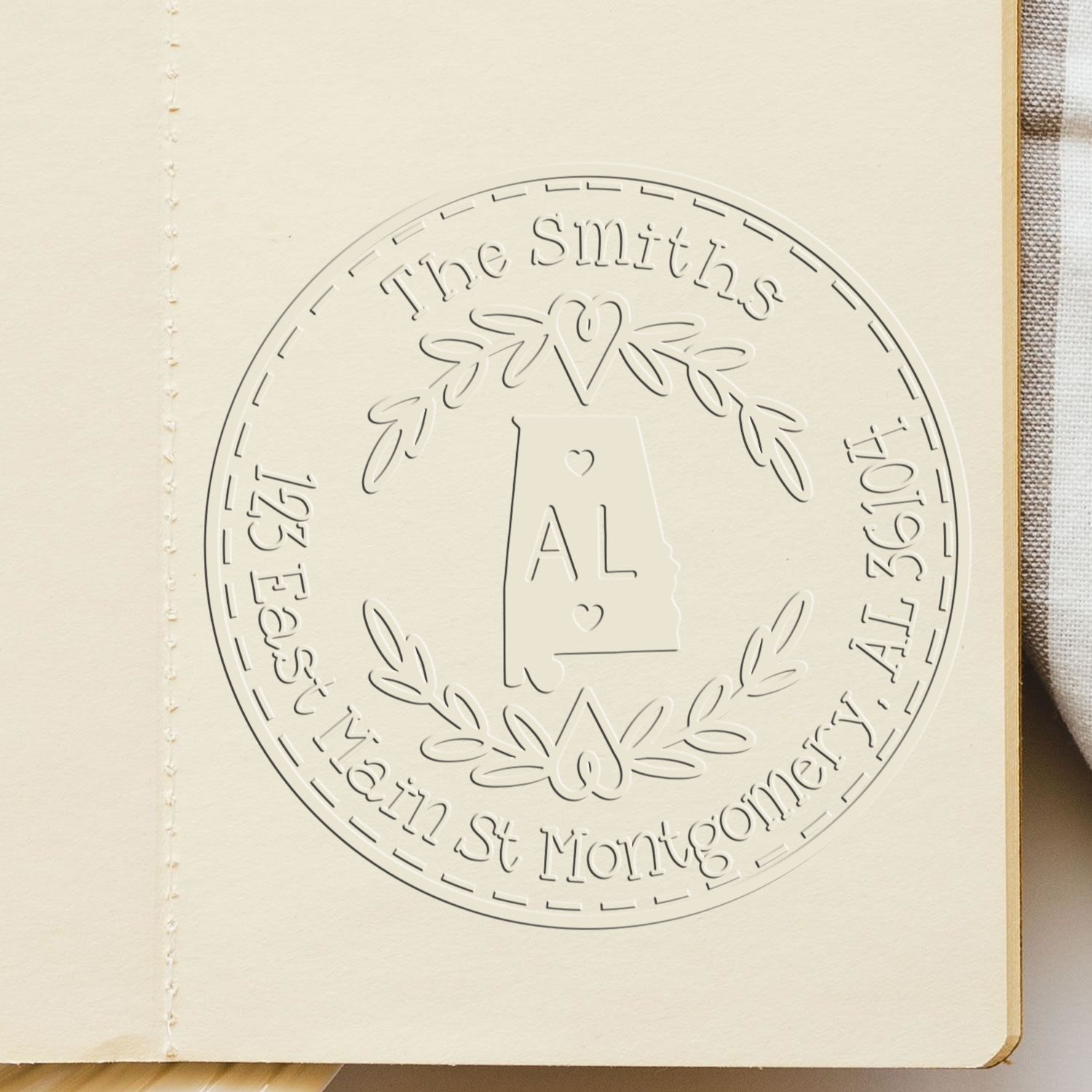 Soft Seal Personalized Return Address Seal Stamp for AL - Engineer Seal Stamps