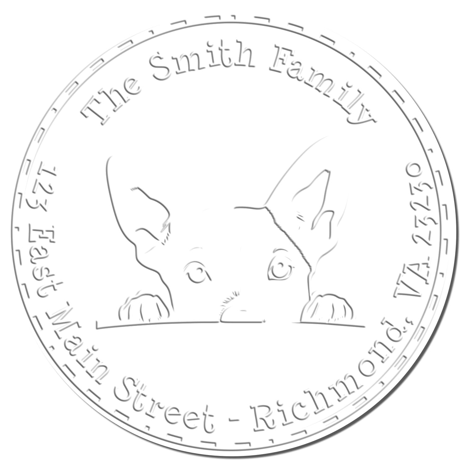 Hybrid Basenji Mail Embosser - Engineer Seal Stamps