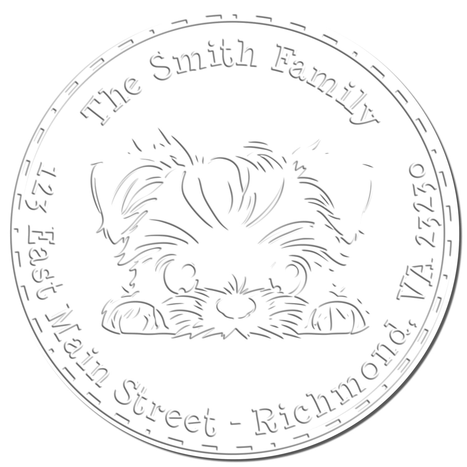 Hybrid Brussels Griffon Seal Embosser - Engineer Seal Stamps