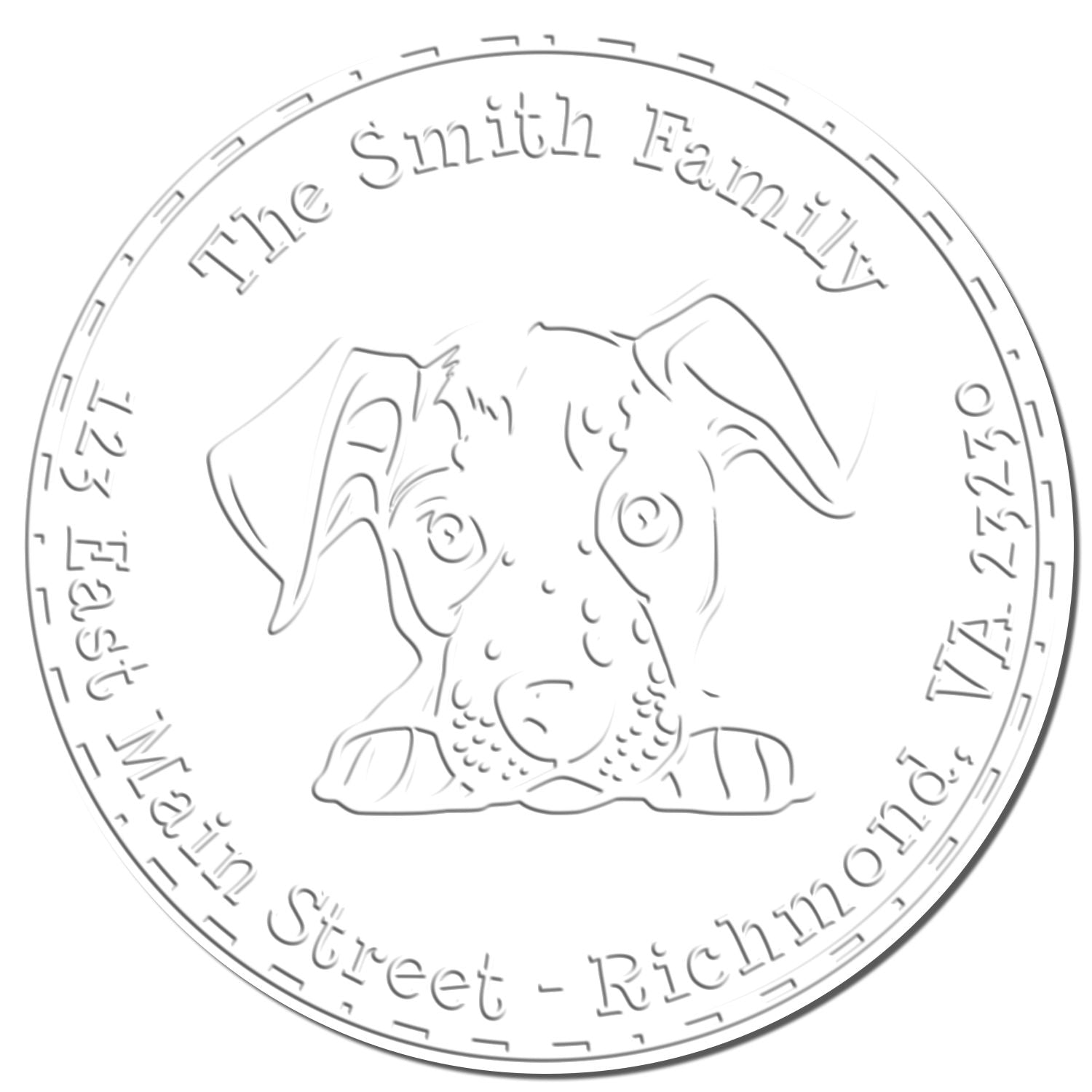 Hybrid Catahoula Customized Name and Address Embosser - Engineer Seal Stamps