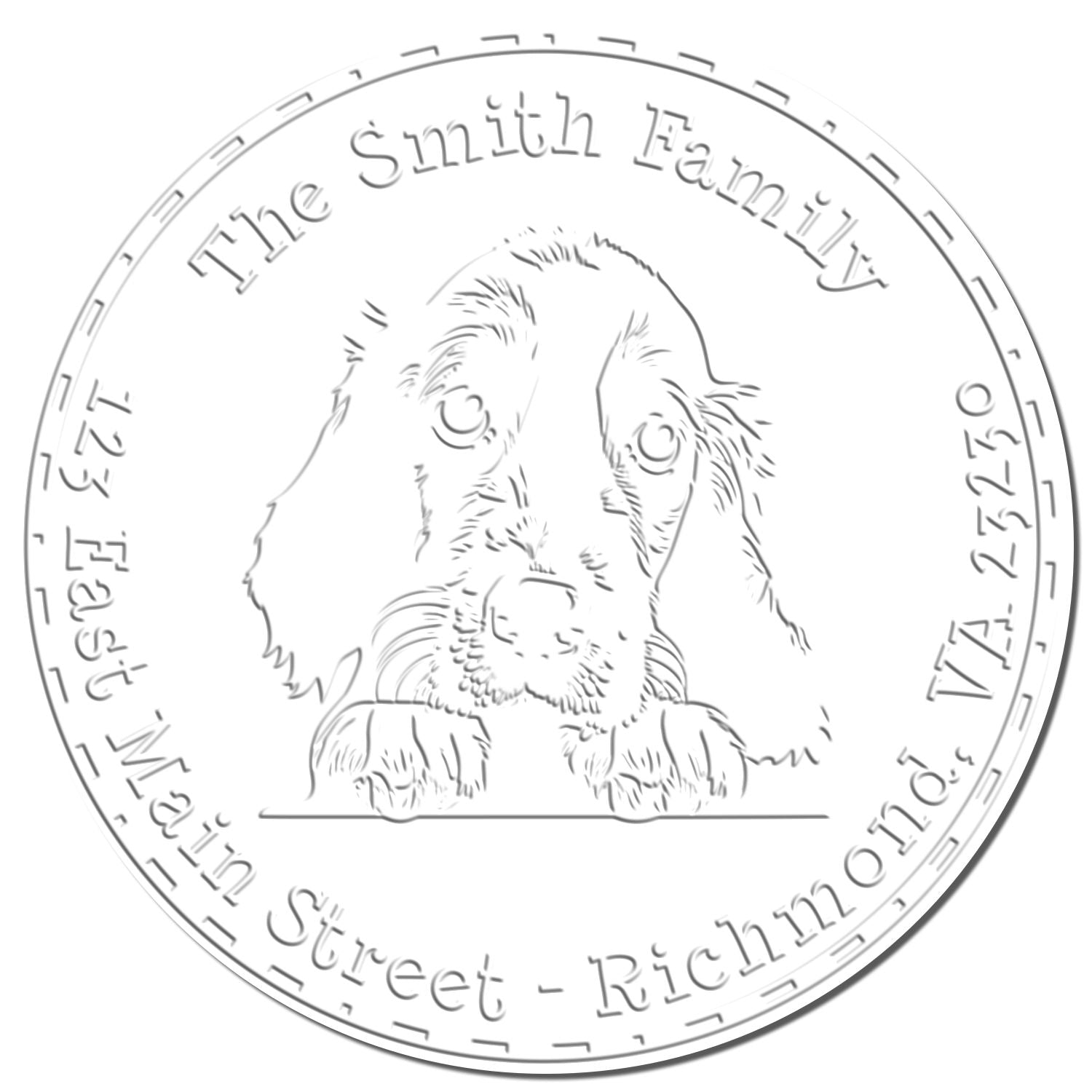 Hybrid English Setter Customized New Address Seal Embosser - Engineer Seal Stamps