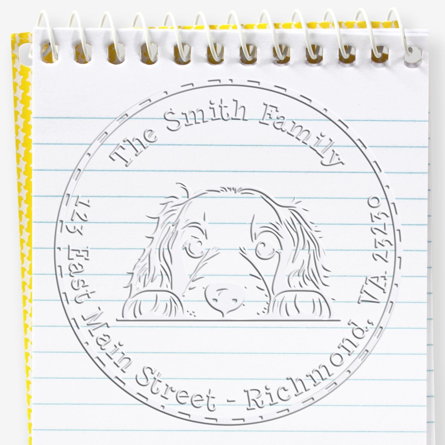 Hybrid Irish Setter Customized Easy-To-Use Address Embosser - Engineer Seal Stamps