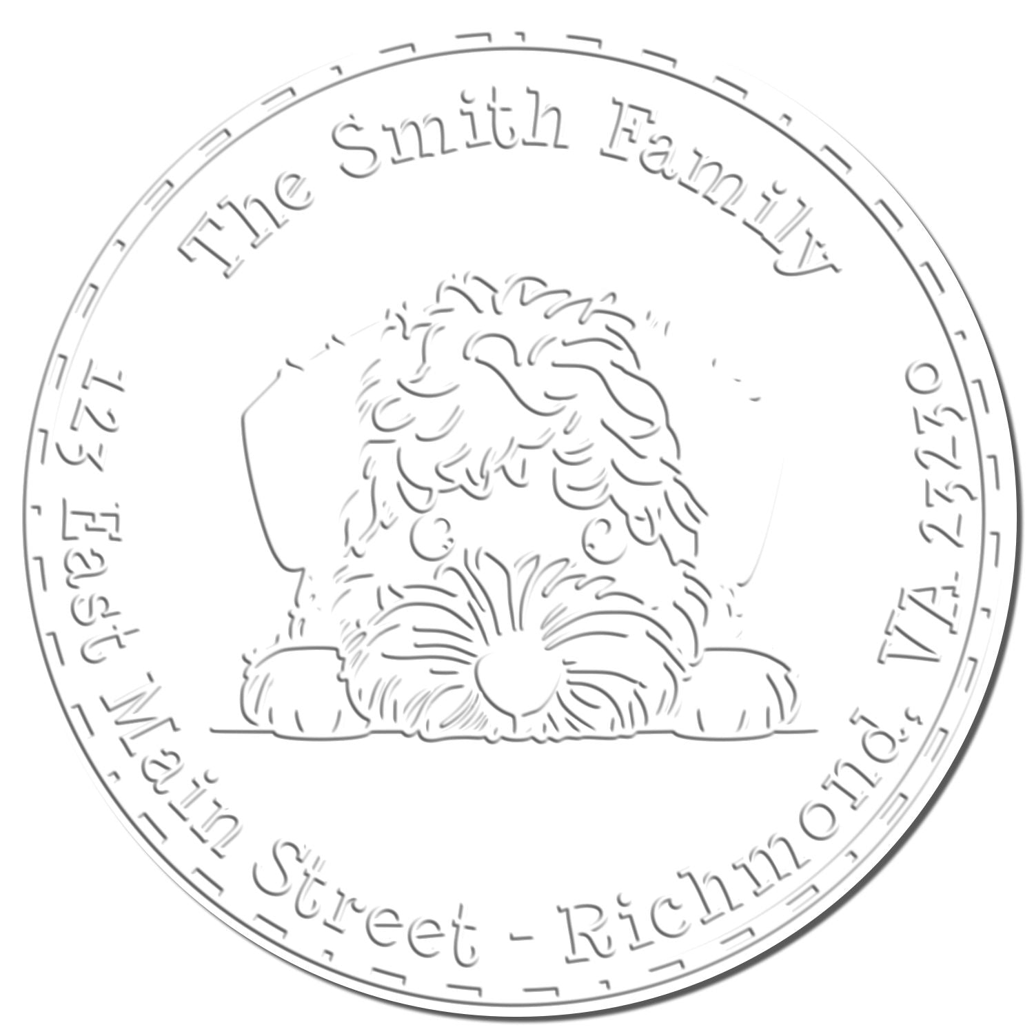 Lagotto Romagnolo Custom Desk Embosser - Engineer Seal Stamps