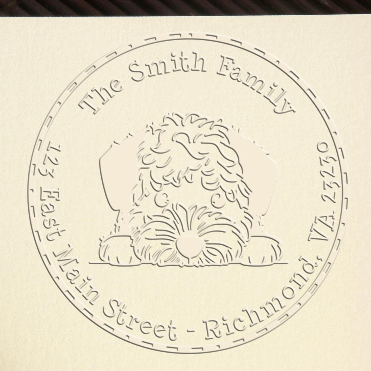 Hybrid Lagotto Romagnolo Customized Mailing Seal Embosser - Engineer Seal Stamps
