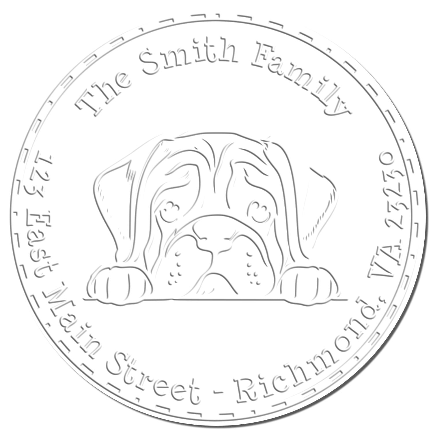 Hybrid Mastiff Customized Home Address Embosser - Engineer Seal Stamps