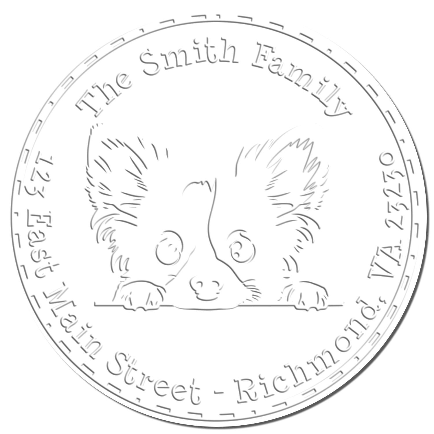 Hybrid Papillon Customized Seal Embosser - Engineer Seal Stamps