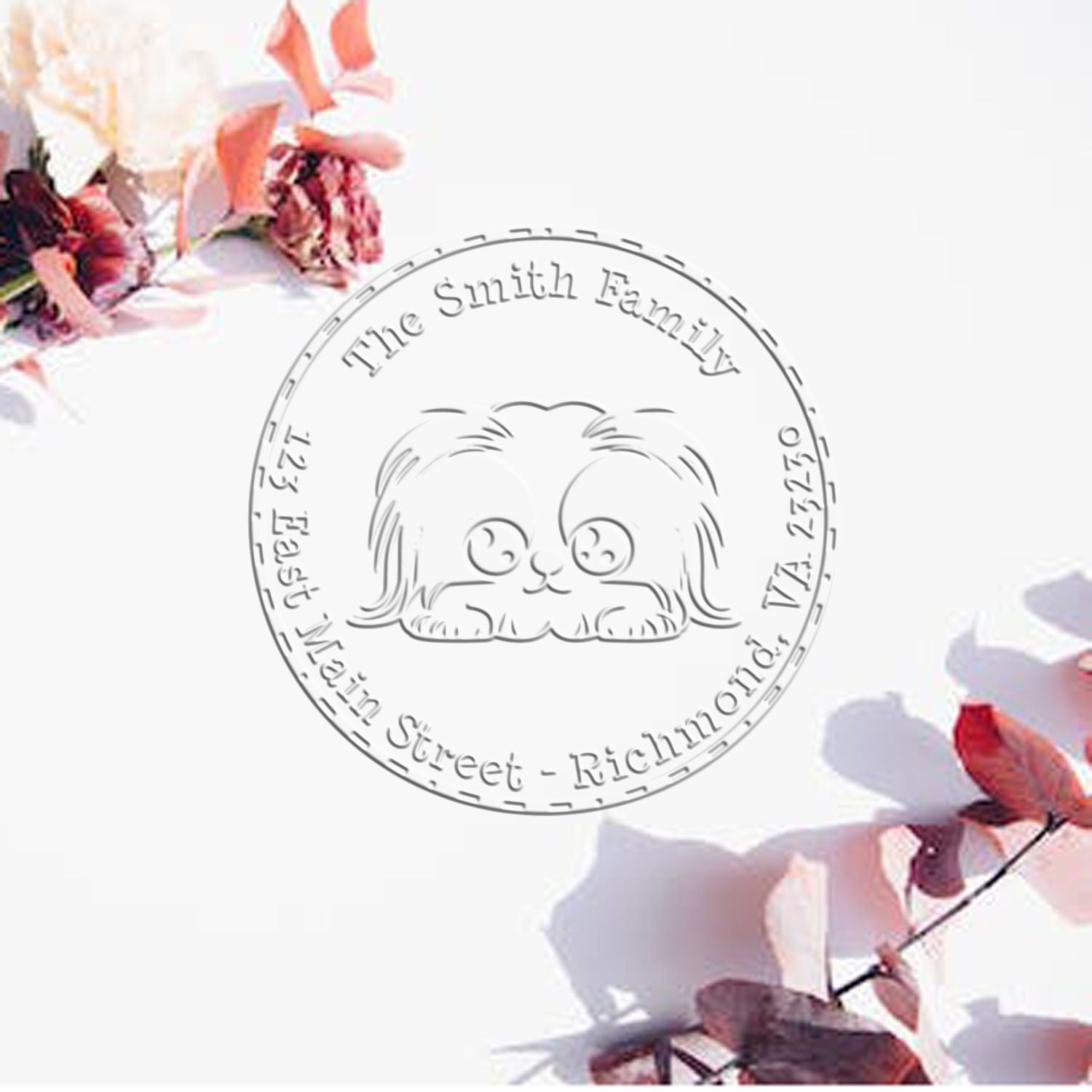 Pekingese Mail Seal Desk Embosser - Engineer Seal Stamps