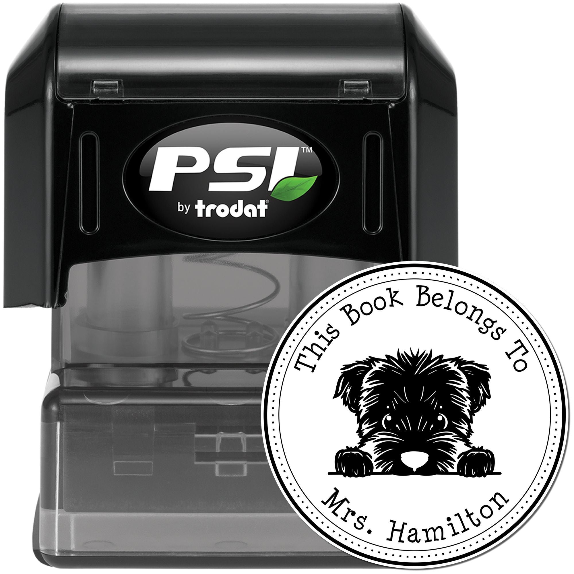 Bouvier Des Flandres Personalized Library of Stamper - Engineer Seal Stamps