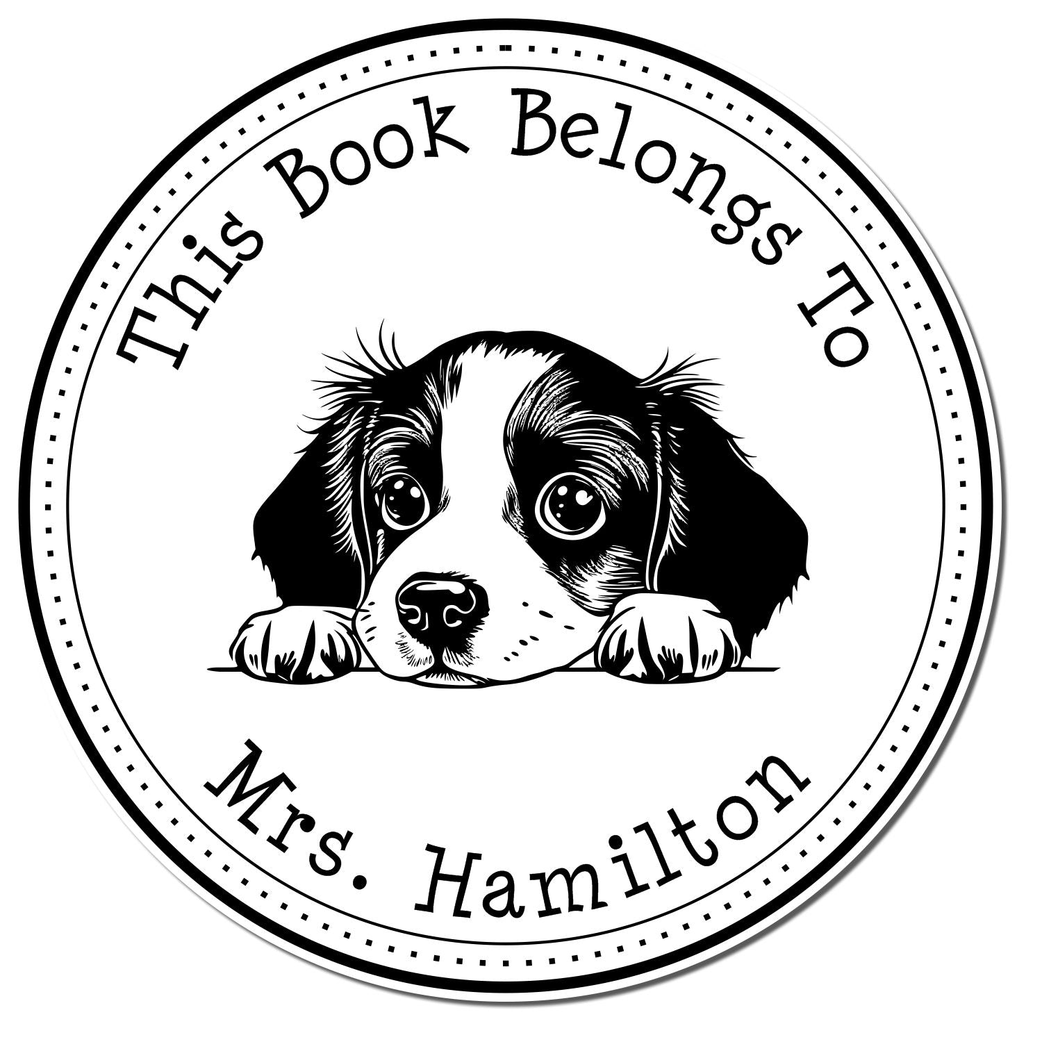 Brittany Personalized Property of Stamp - Engineer Seal Stamps