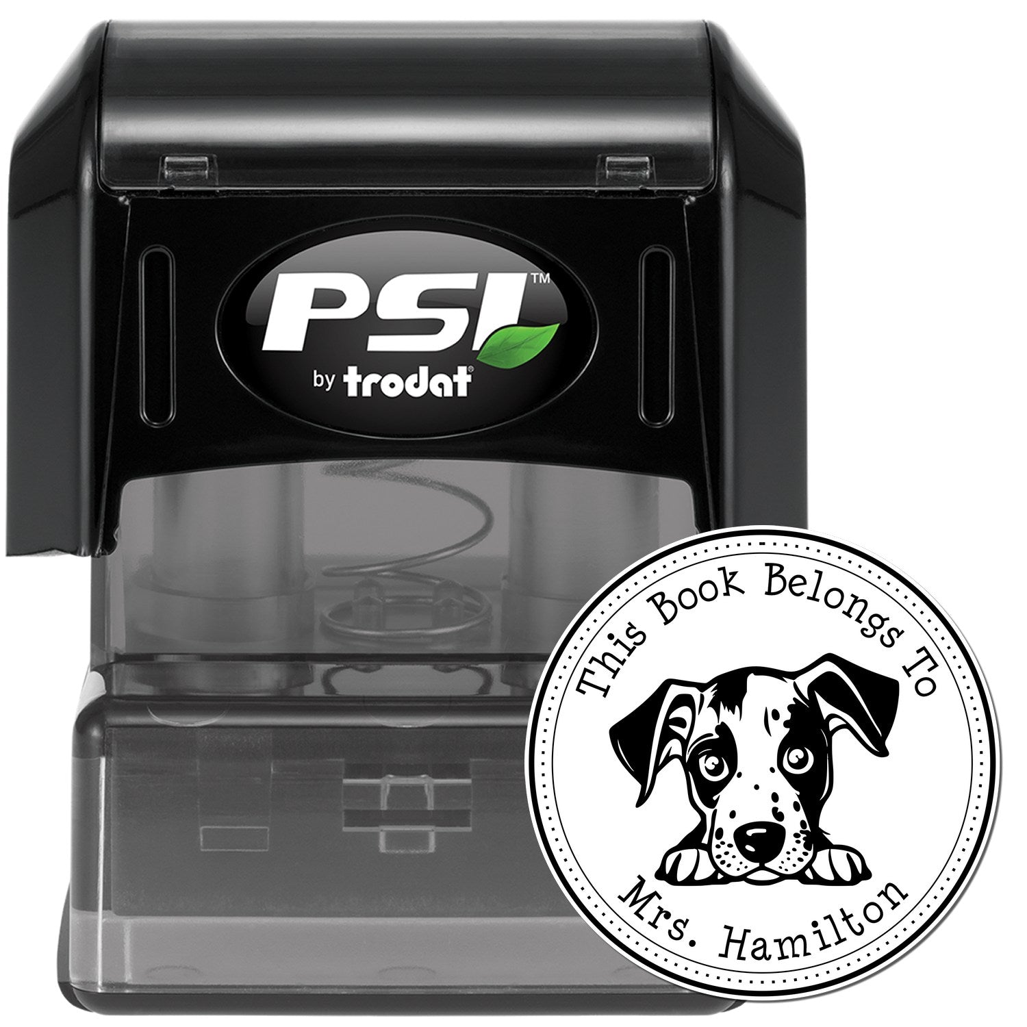 Catahoula Personalized From the Desk of Stamp - Engineer Seal Stamps