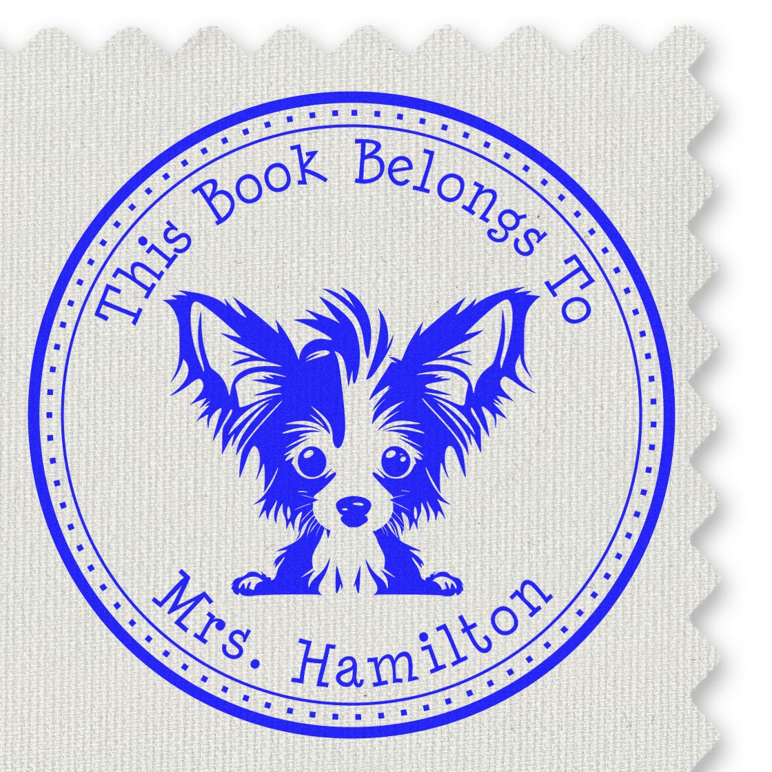 Self-Inking Chinese Crested Customized Home Library Stamp - Engineer Seal Stamps