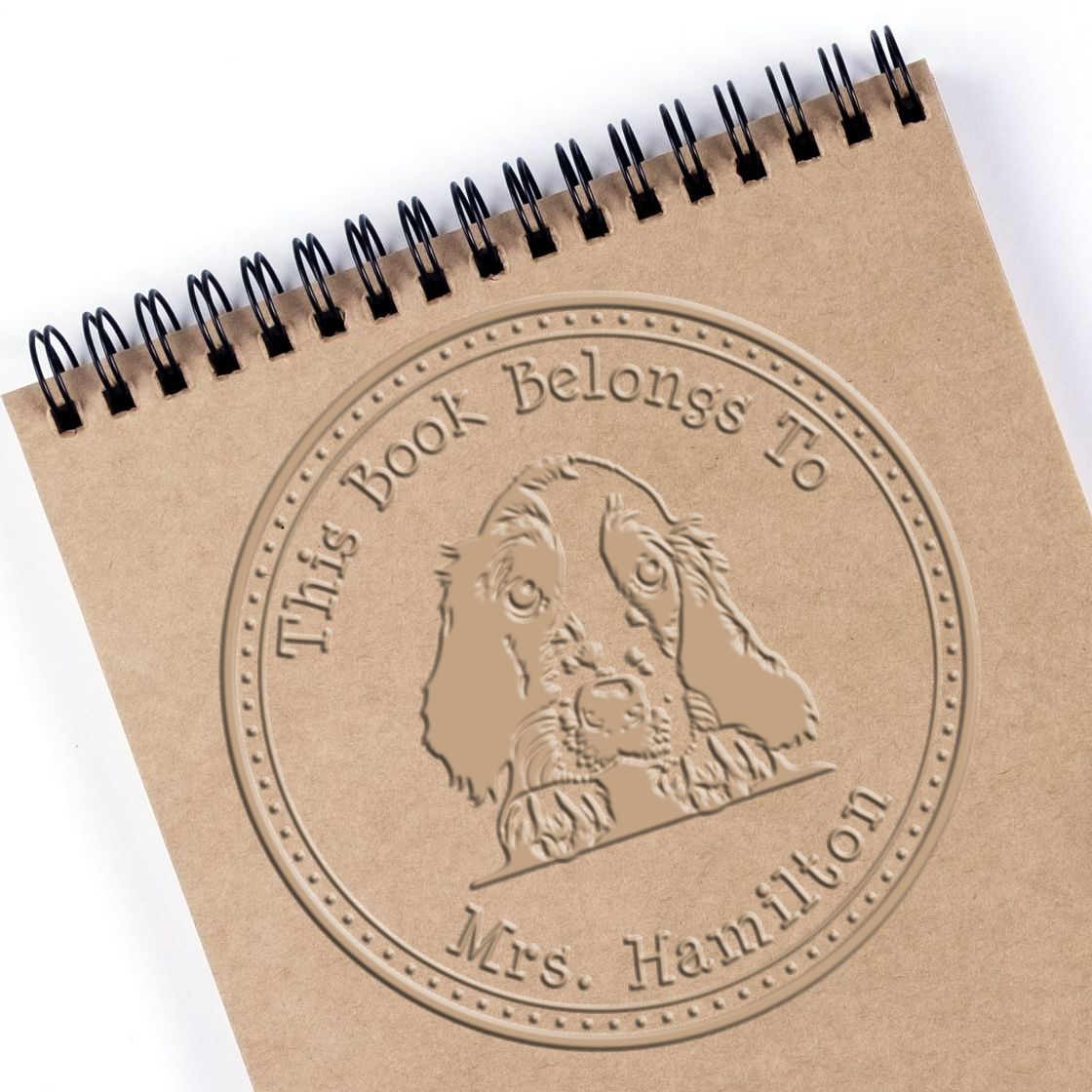 Hybrid English Setter Custom Library Book Embossing Seal Stamp - Engineer Seal Stamps