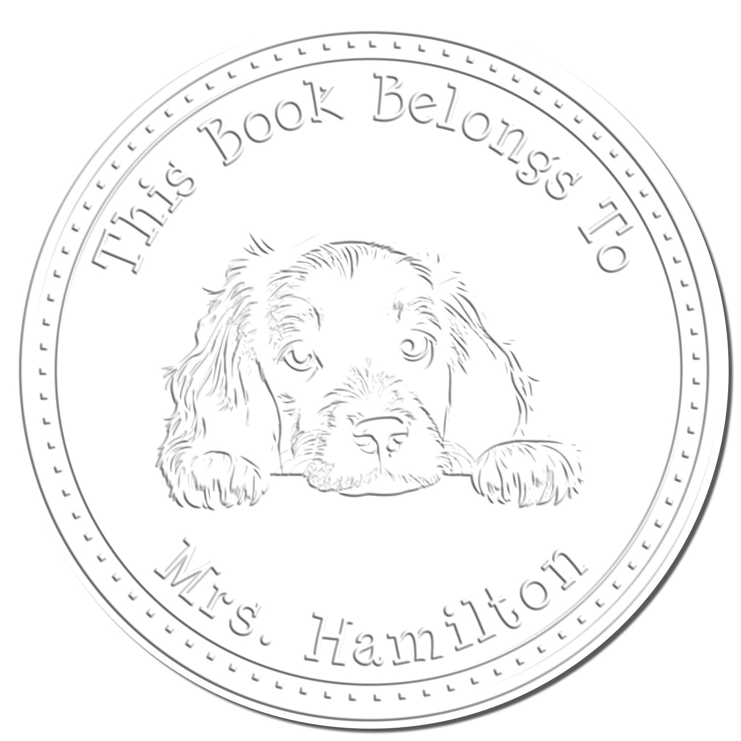 Desk Gordon Setter Personalizable Embossing Seal - Engineer Seal Stamps