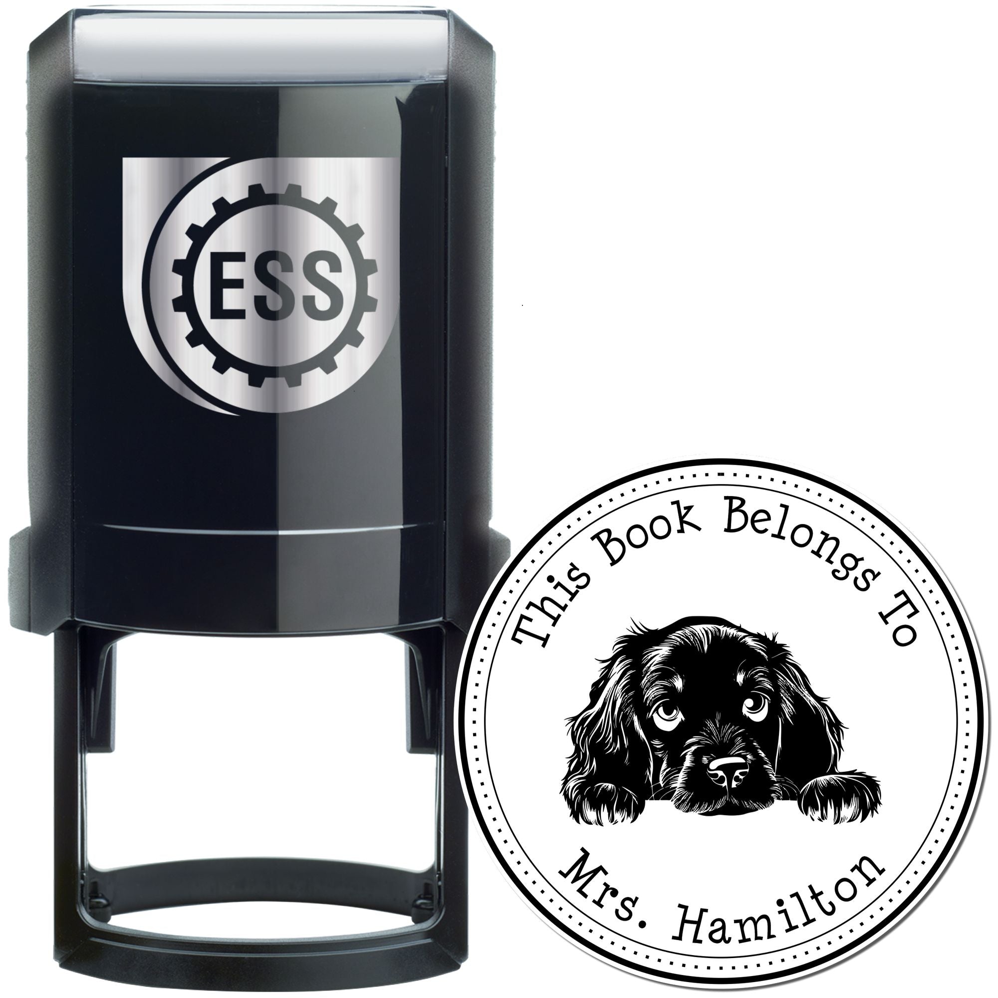 Self-Inking Gordon Setter Customizable Book Stamper - Engineer Seal Stamps