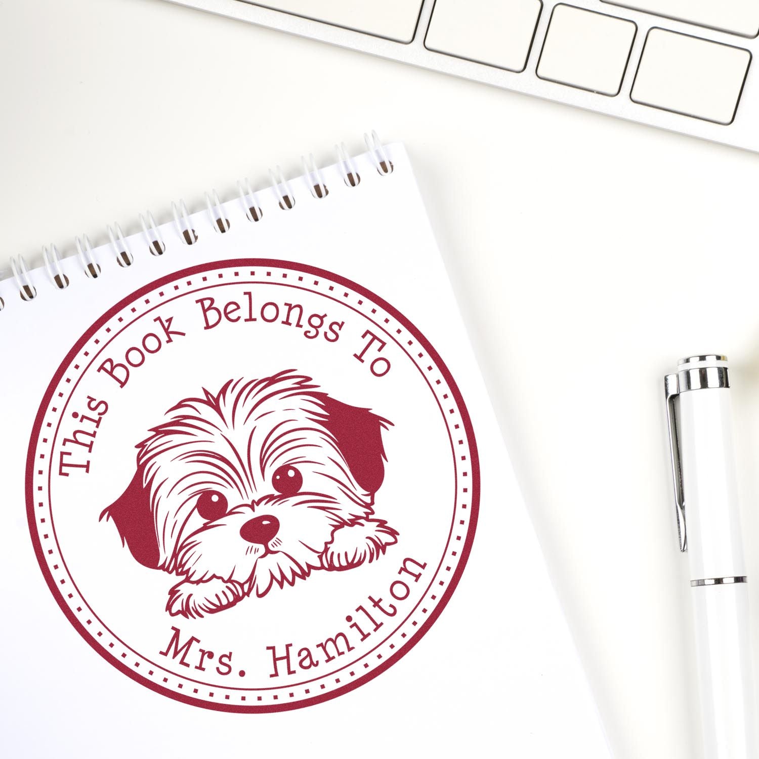 Havanese Custom Property of Stamper - Engineer Seal Stamps