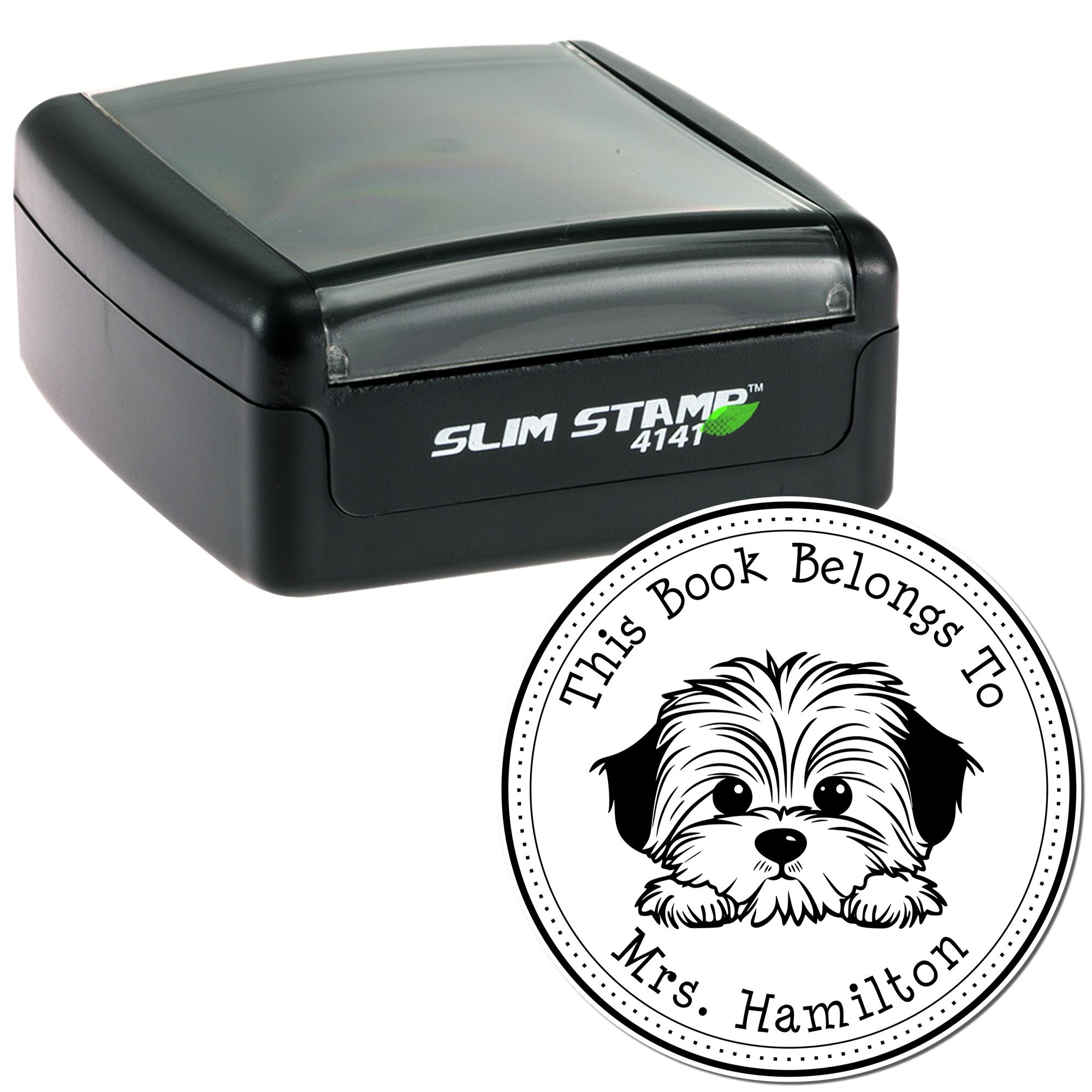 Havanese Customized Library Name Stamper - Engineer Seal Stamps