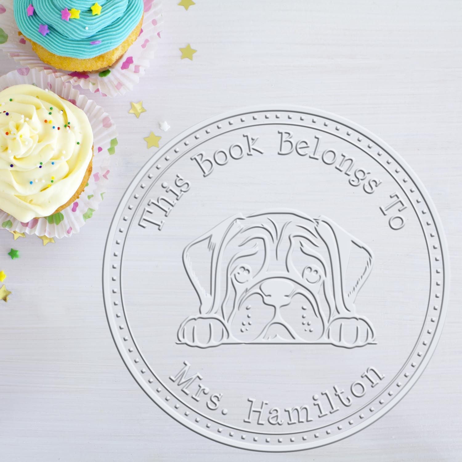 Hybrid Mastiff Custom Book Collection Embossed Seal Stamp - Engineer Seal Stamps