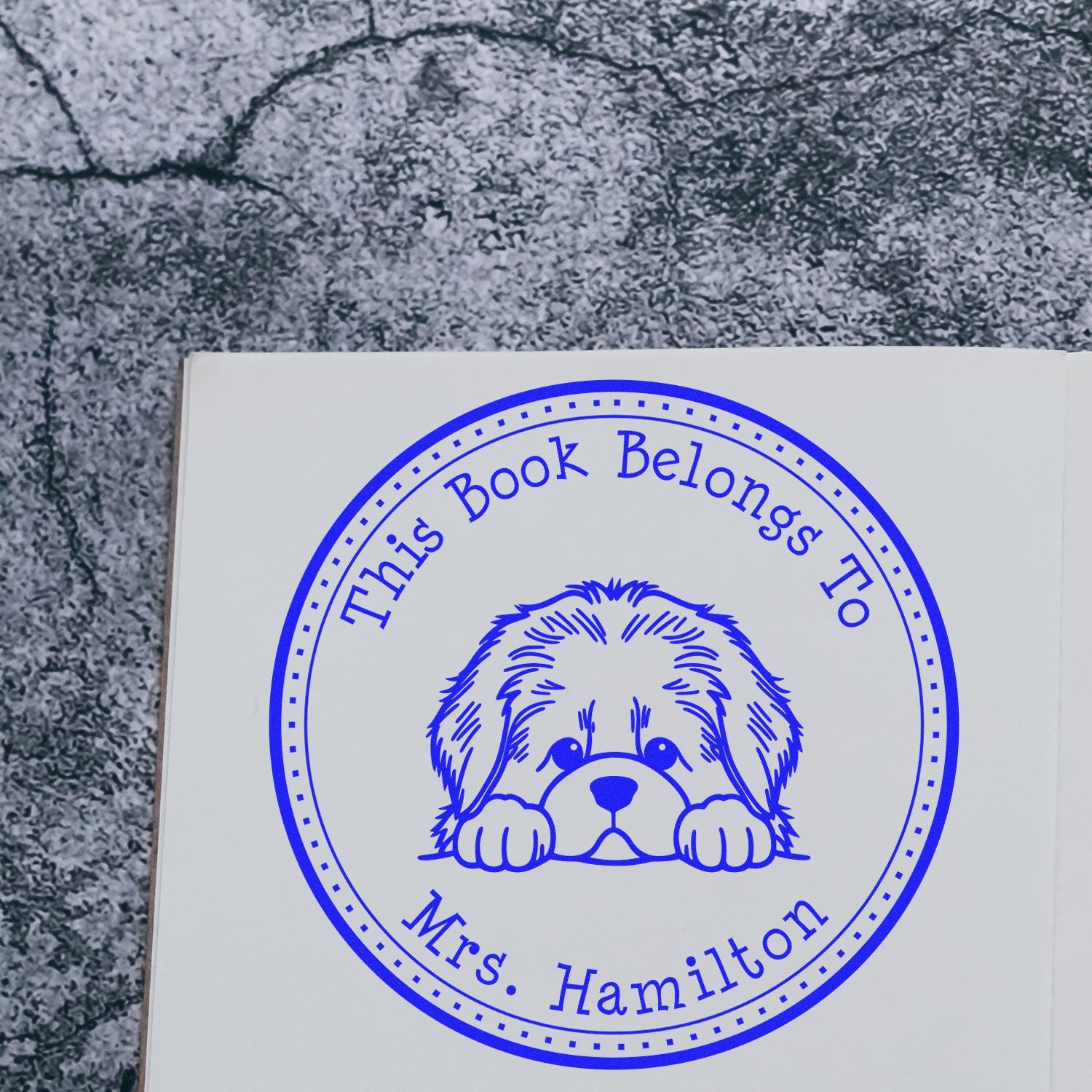 Newfoundland Custom Library Book Stamp - Engineer Seal Stamps