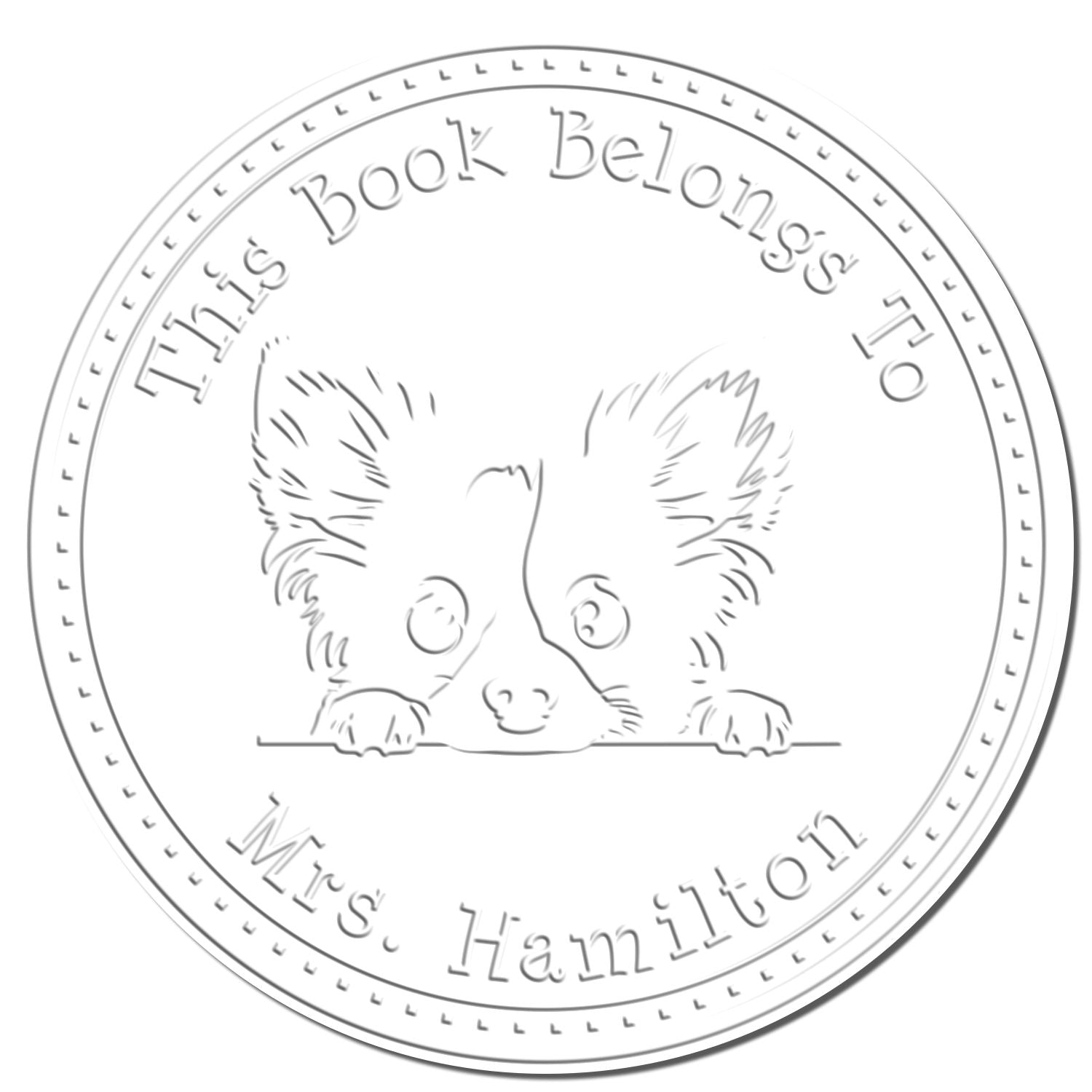 Hybrid Papillon Custom Librarian Seal Embosser - Engineer Seal Stamps