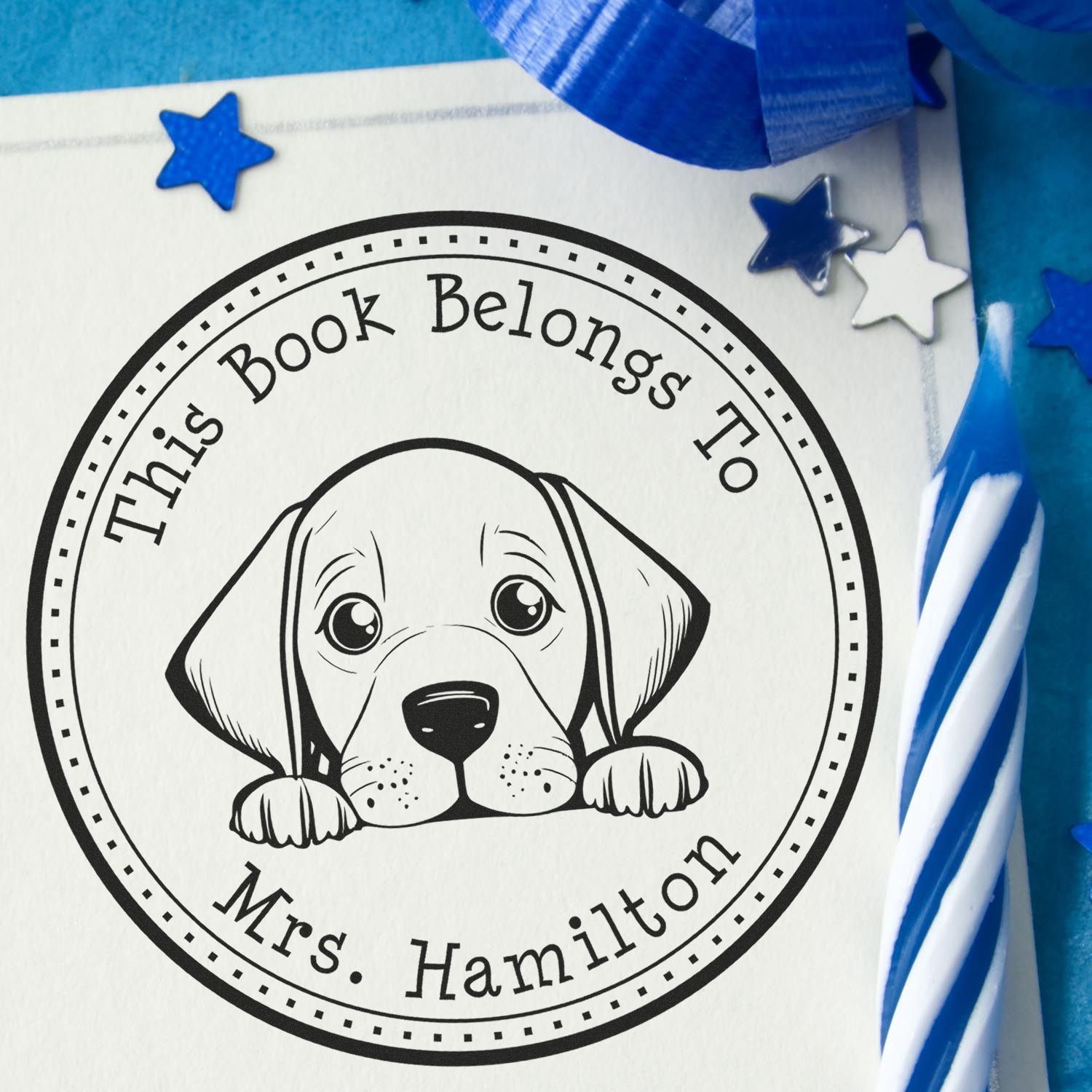 Vizsla Customizable Private Library Stamp - Engineer Seal Stamps