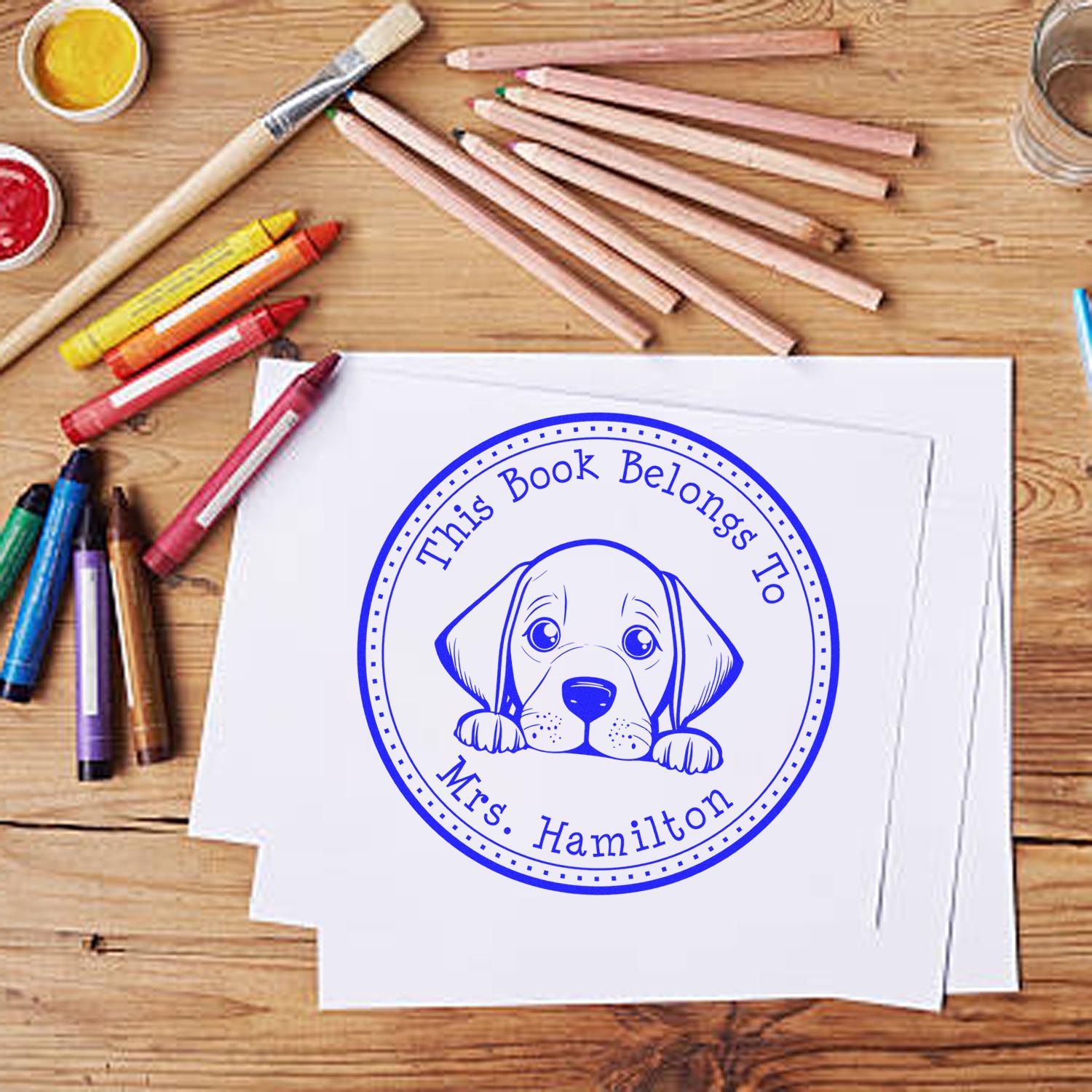 Vizsla Customizable Private Library Stamp - Engineer Seal Stamps