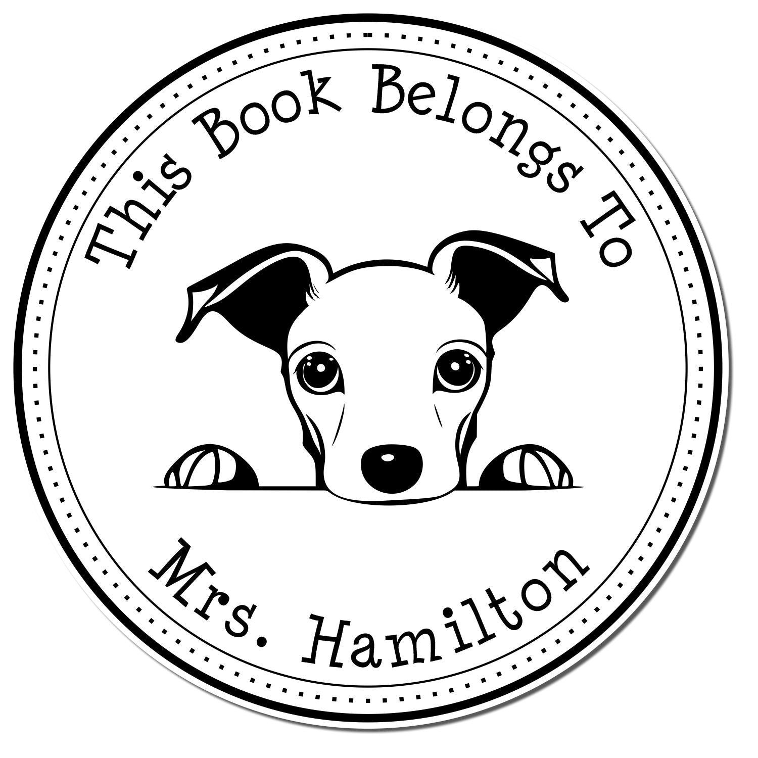 Whippet Personalizable Library of Stamper - Engineer Seal Stamps