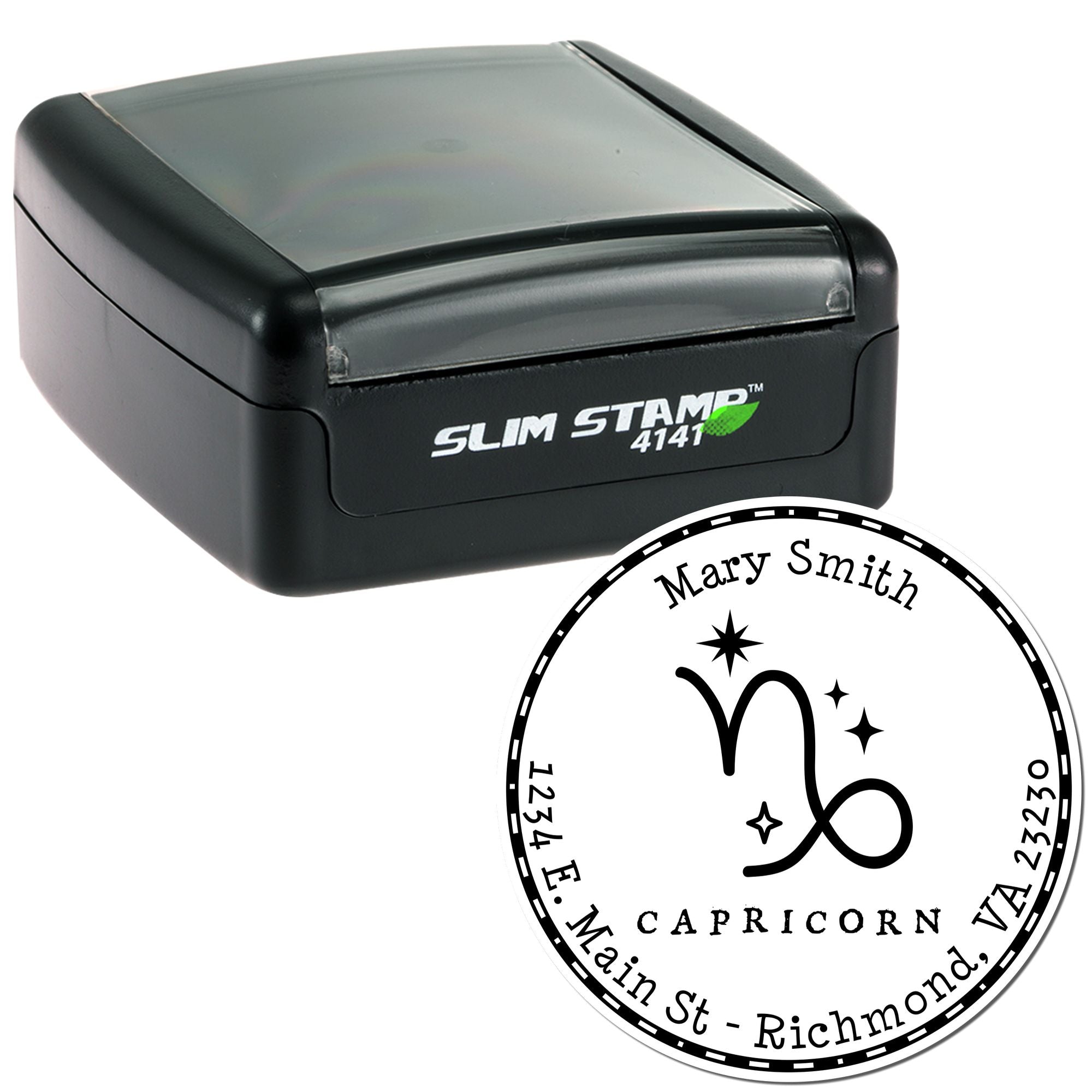 Portable Pre-Inked Symbolic Capricorn Custom Made Home Stamp - Engineer Seal Stamps