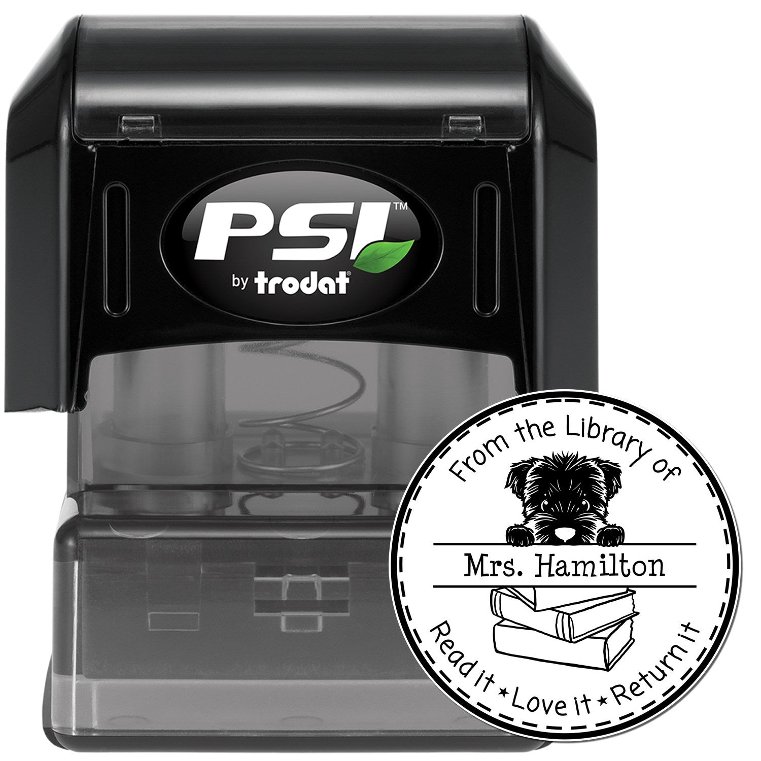 Bouvier Des Flandres Custom Read It Love It Return It Customized Stamp - Engineer Seal Stamps