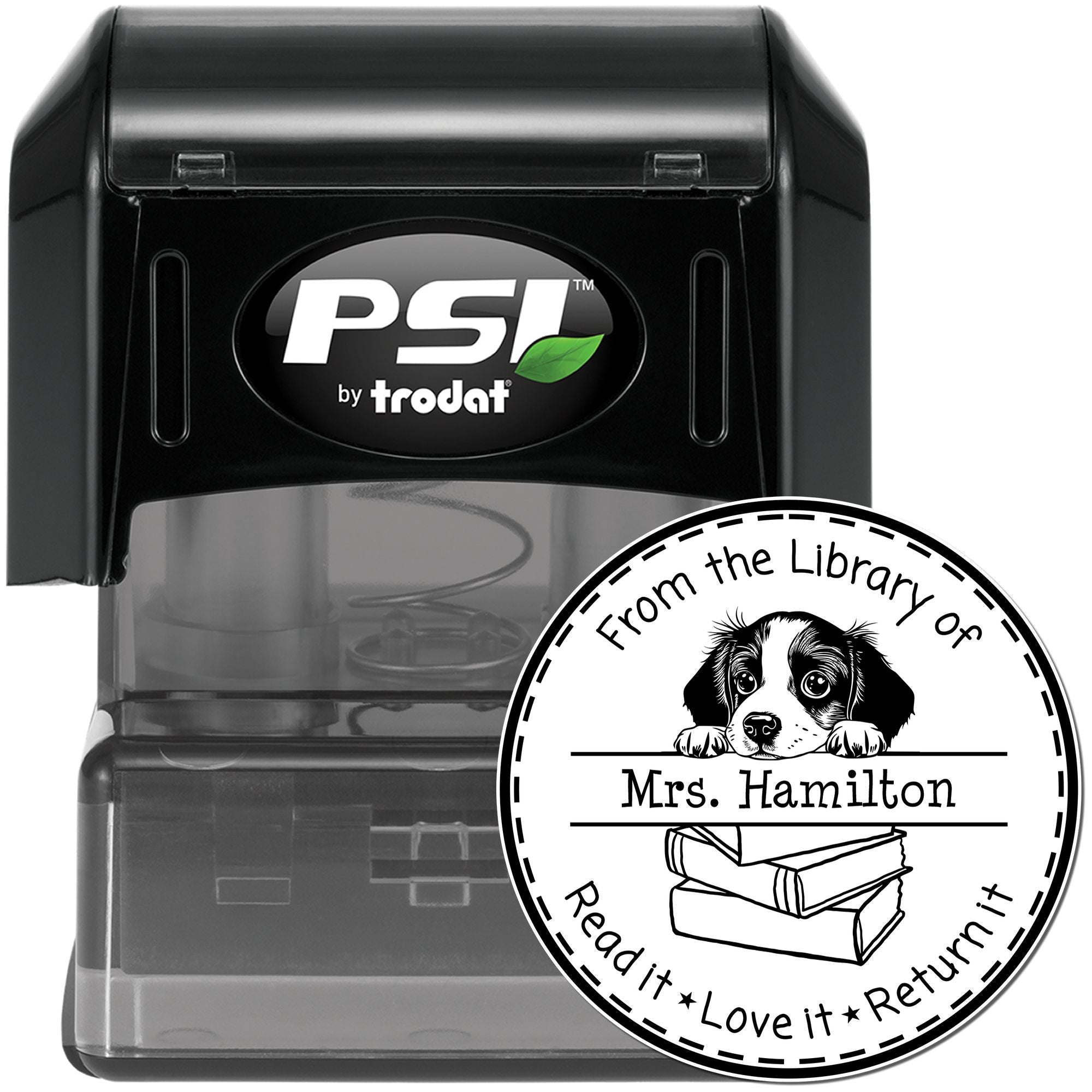 Brittany Custom Read It Love It Return It Custom Stamper - Engineer Seal Stamps