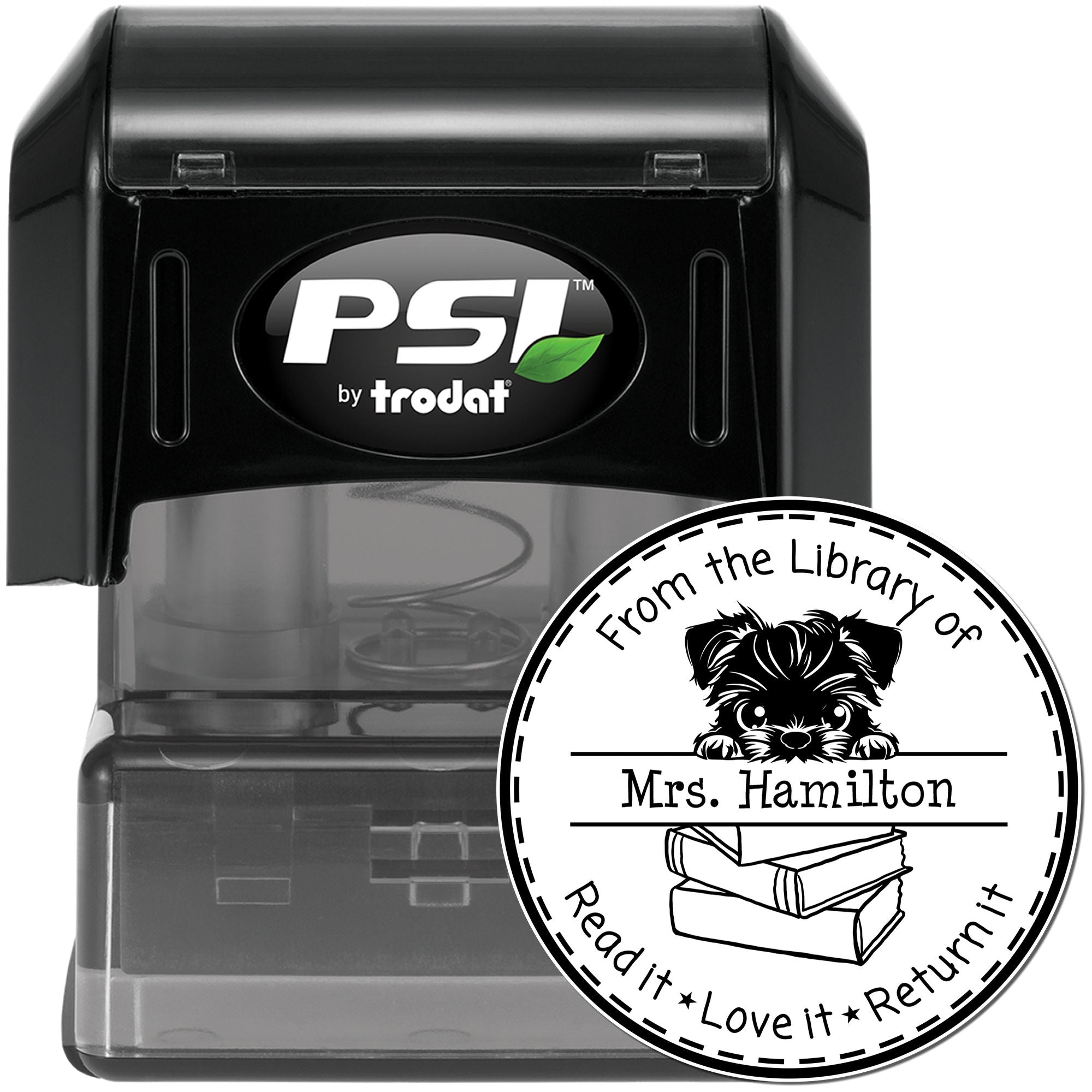 Brussels Griffon Custom Read It Love It Return It Custom Stamp - Engineer Seal Stamps