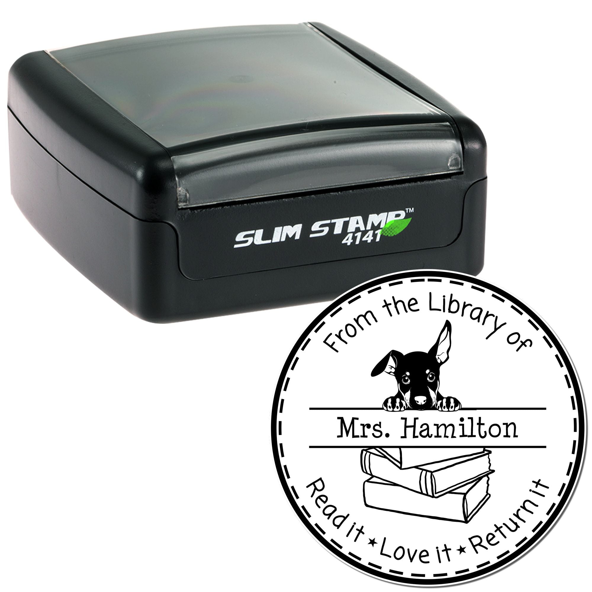 Doberman Pinscher Puppy Themed Classroom Of Stamper - Engineer Seal Stamps