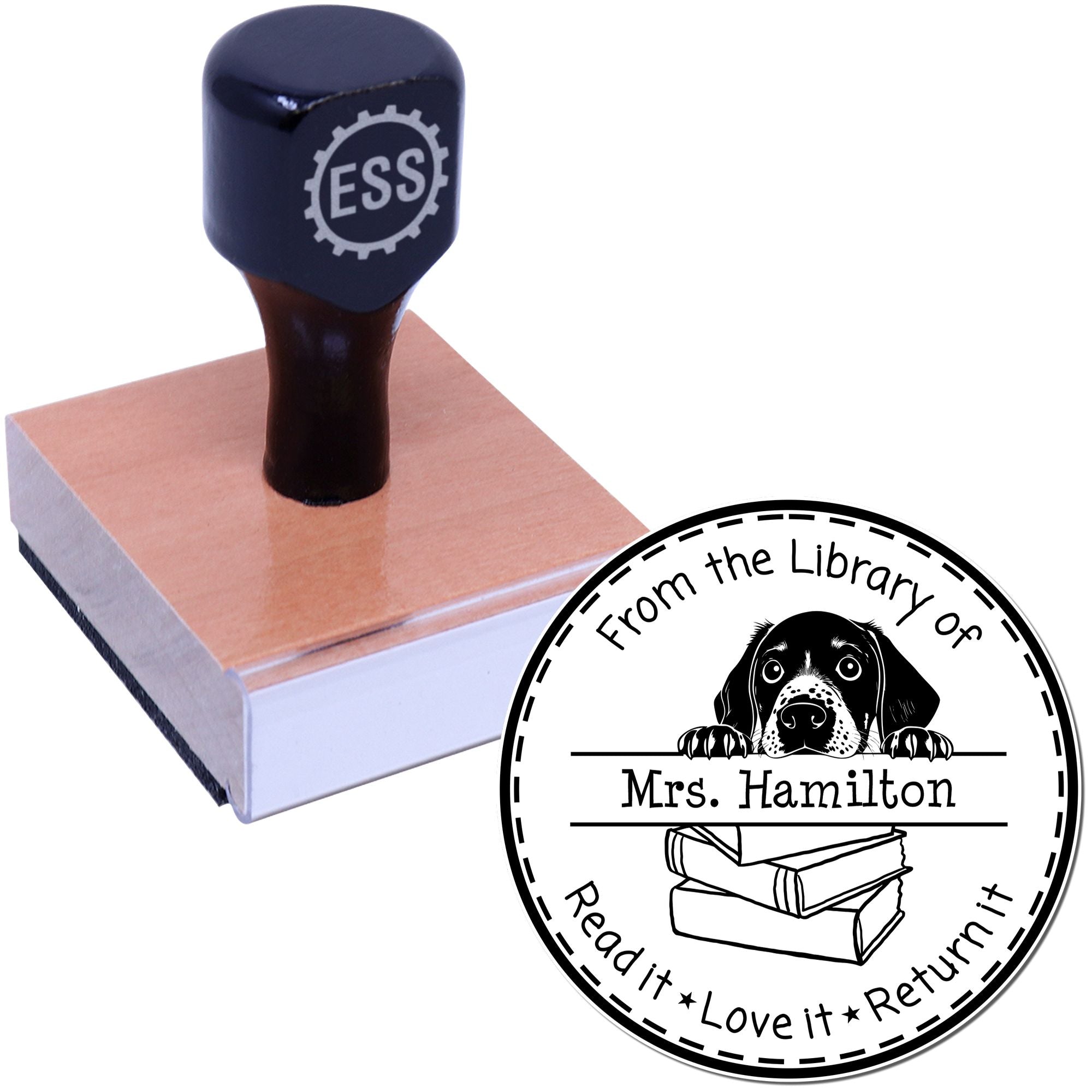 German Shorthaired Pointer Customized Classroom Leader Stamp