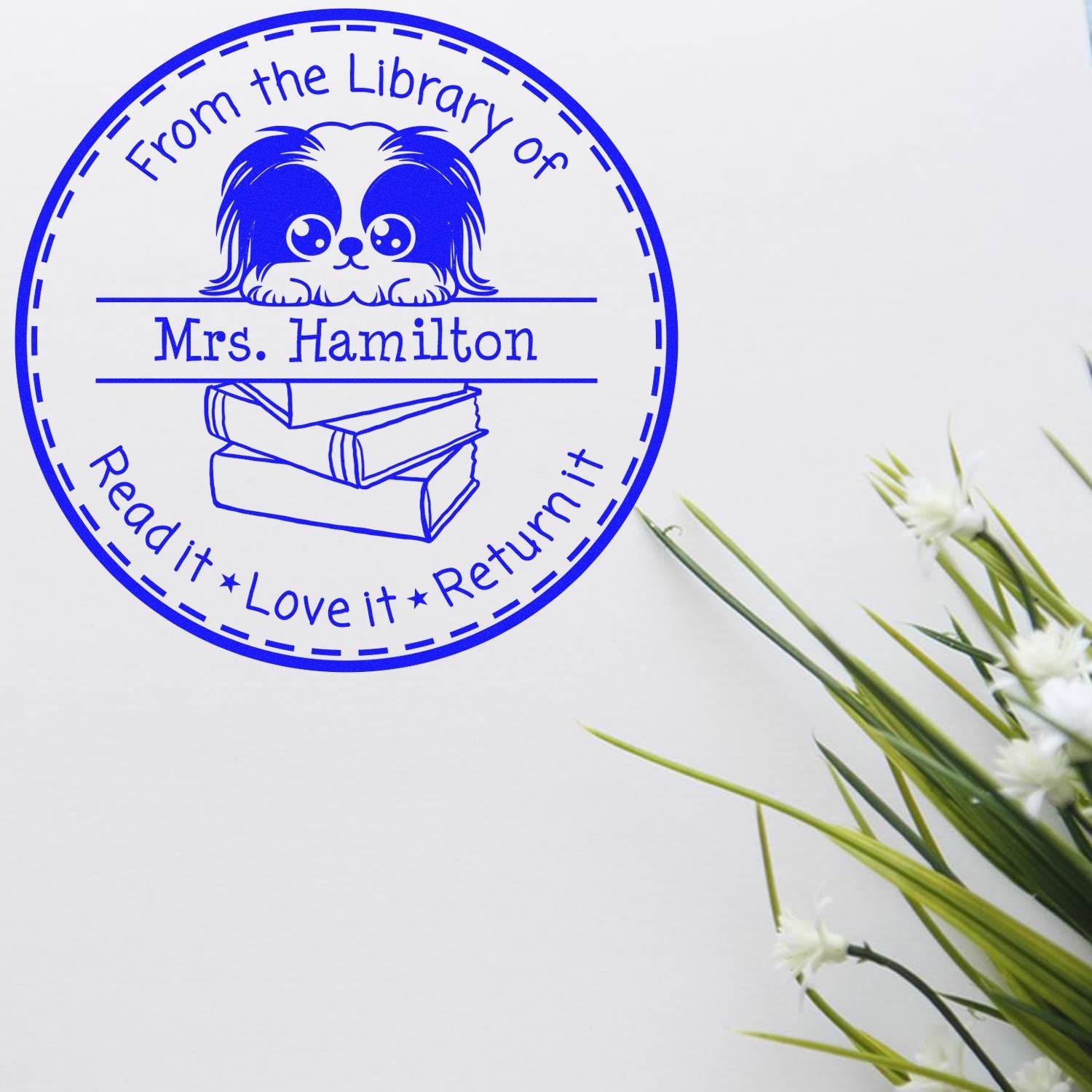 Pekingese Custom Teach Stamper - Engineer Seal Stamps