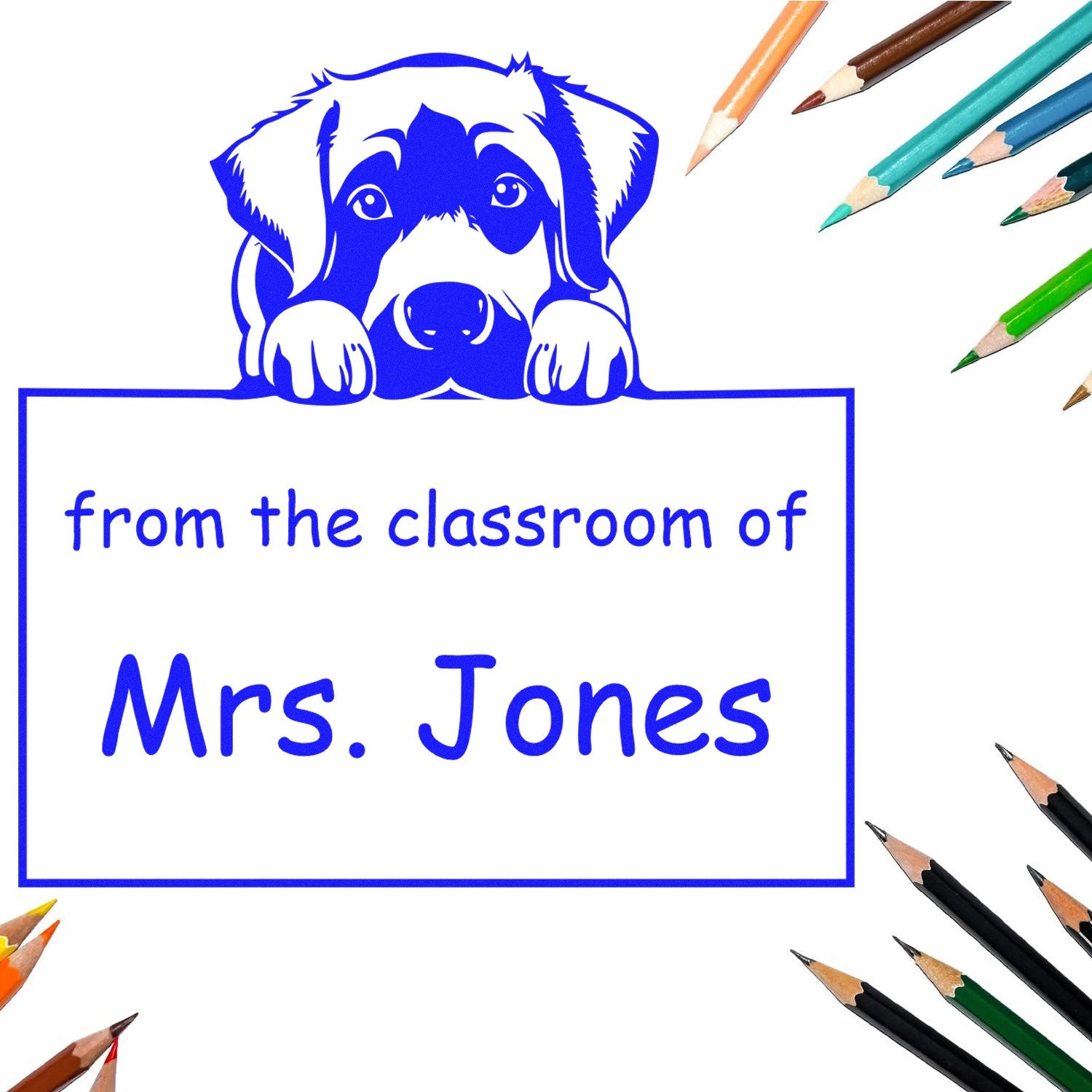 Self-Inking Anatolian Shepherd Pet Themed Teacher's Stamp - Engineer Seal Stamps