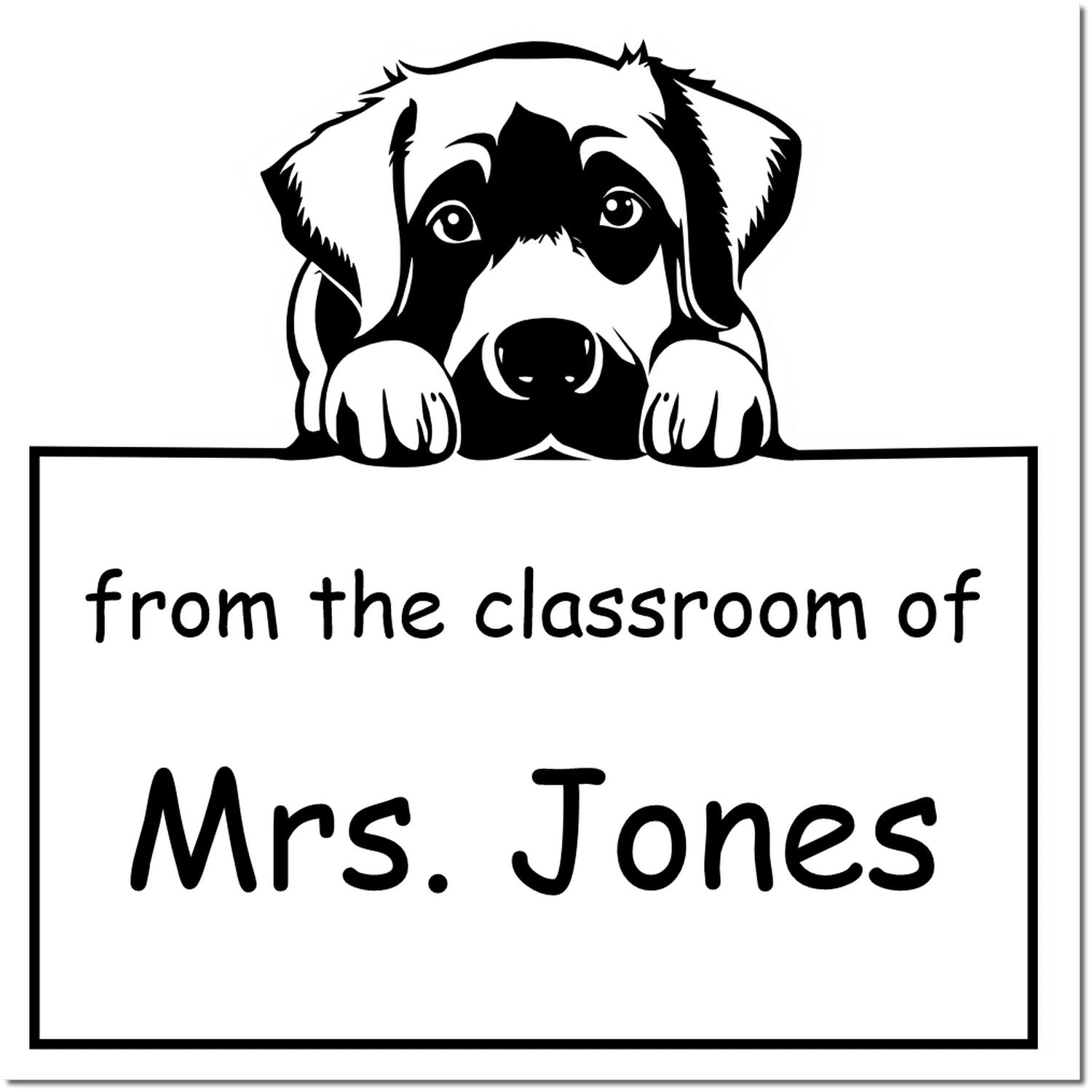 Self-Inking Anatolian Shepherd Pet Themed Teacher's Stamp - Engineer Seal Stamps