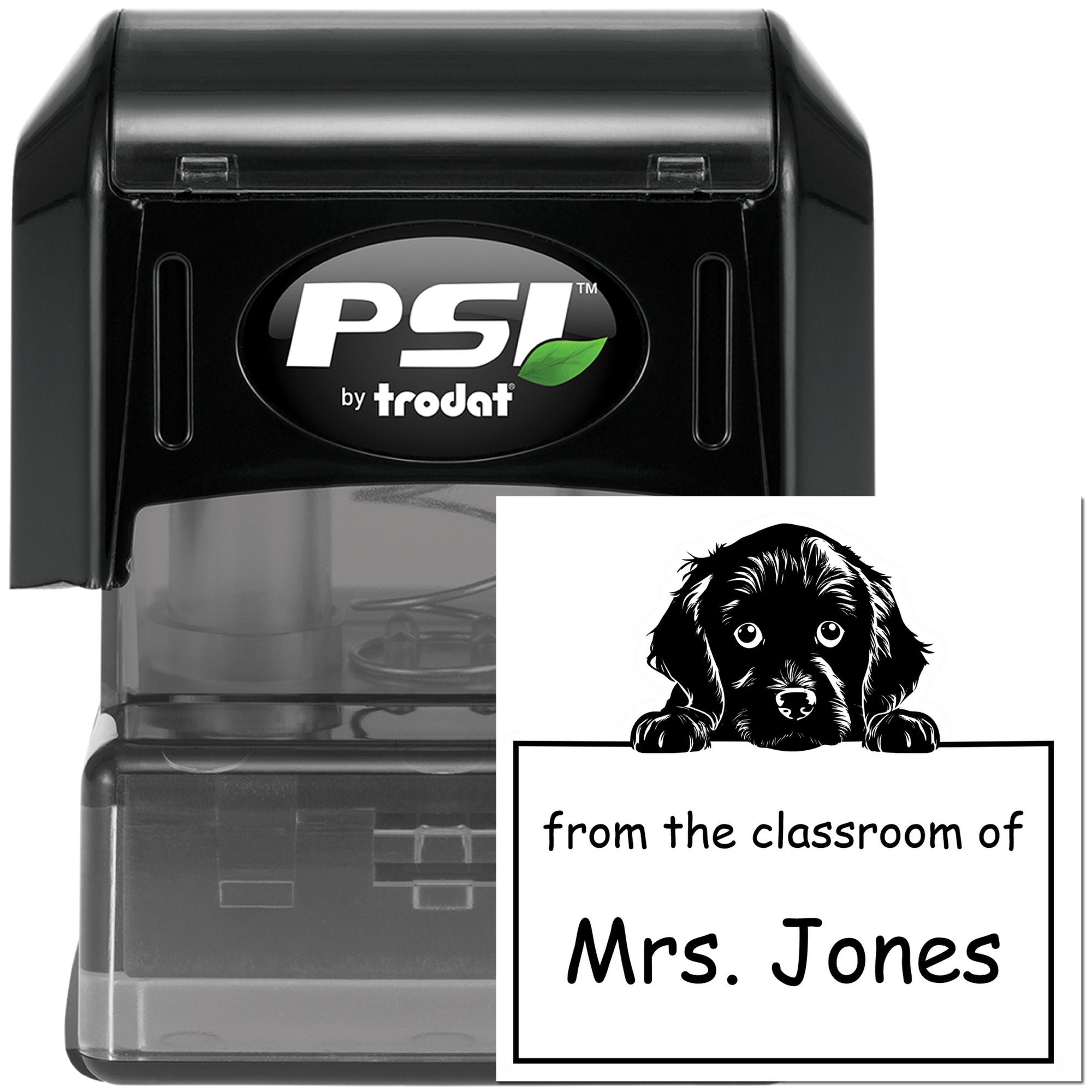 PSI Pre-Inked Boykin Spaniel Personalized School Rockstar Stamp - Engineer Seal Stamps