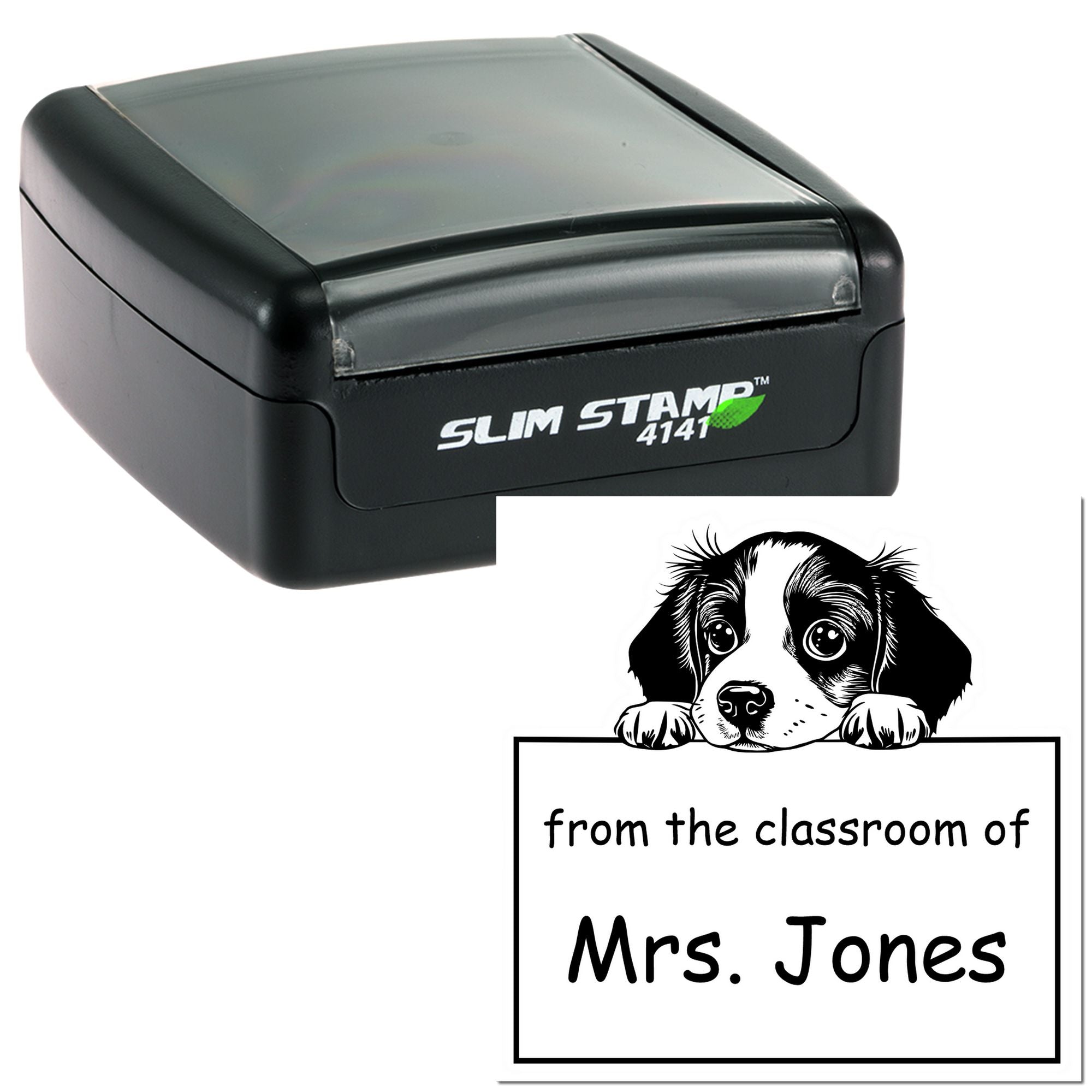 Brittany Personalizable Read It Love It Return It Teacher Stamper Pre-Inked - Engineer Seal Stamps