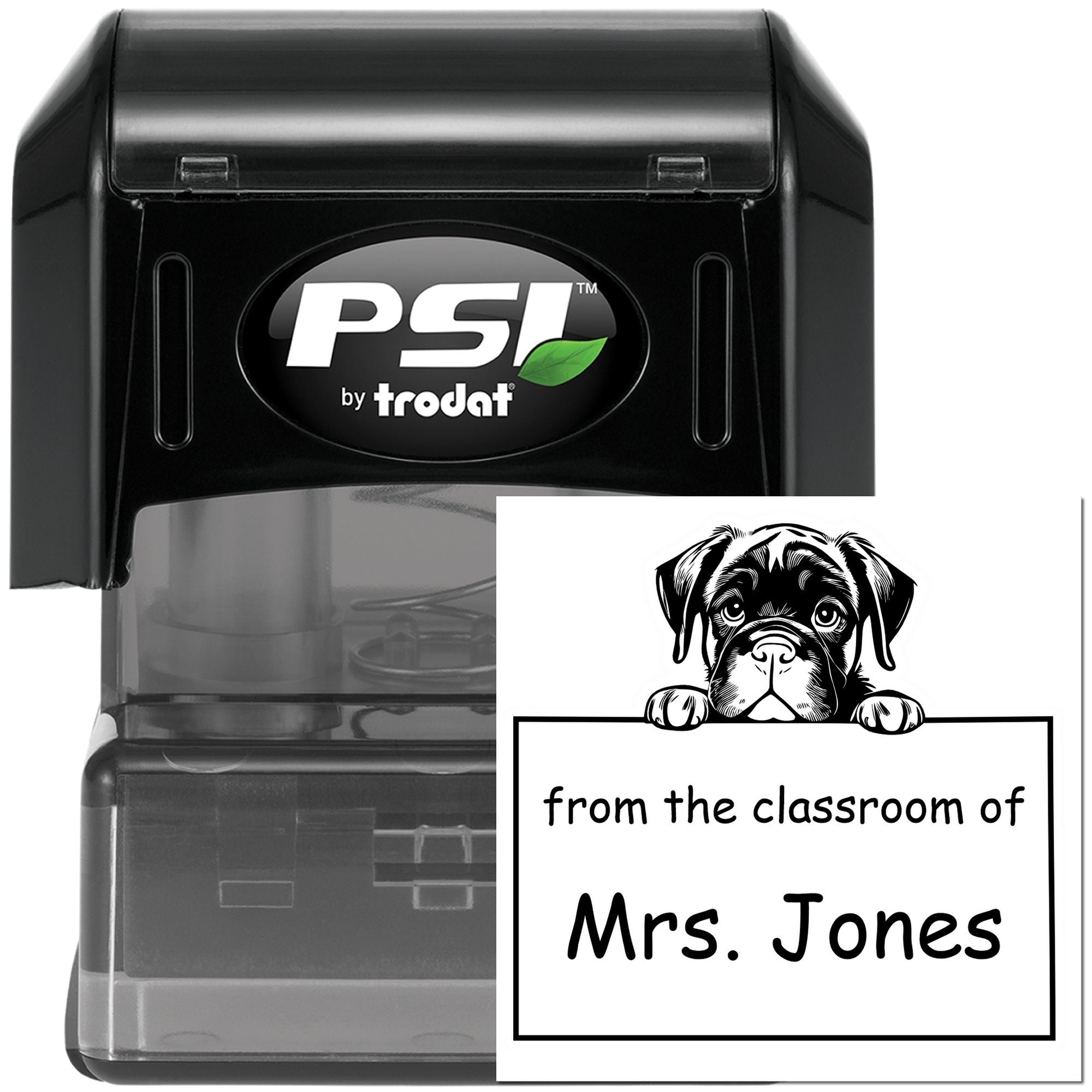 PSI Pre-Inked Cane Corso Personalized Read It Love It Return It Stamp - Engineer Seal Stamps