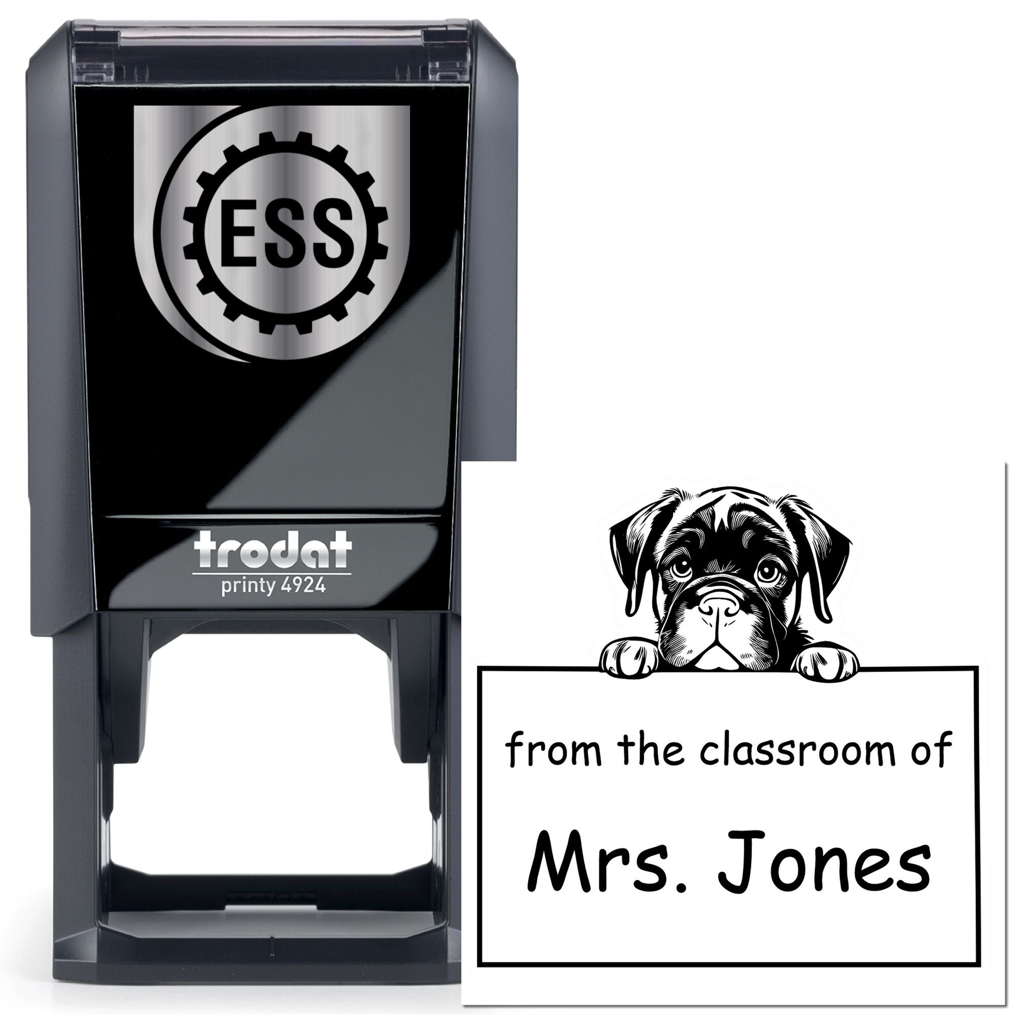 Self-Inking Cane Corso Pet Themed Read It Love It Return It Stamp - Engineer Seal Stamps