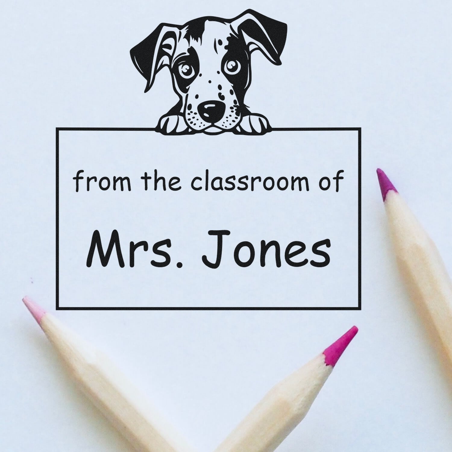 Catahoula Personalizable Read It Love It Return It Personalized Stamper Pre-Inked - Engineer Seal Stamps