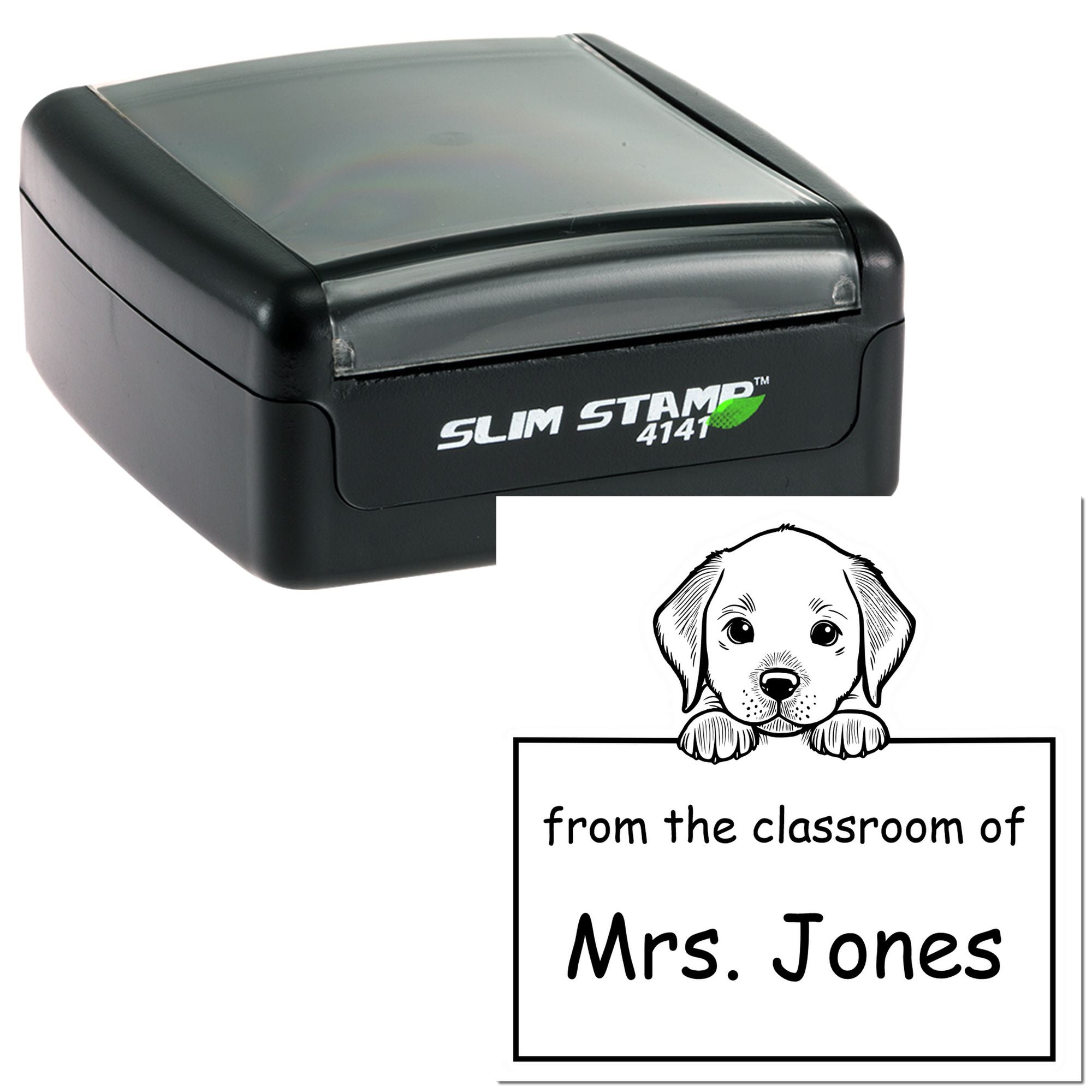 Chesapeake Bay Retriever Personalizable Read It Love It Return It Personalizable Stamper Pre-Inked - Engineer Seal Stamps