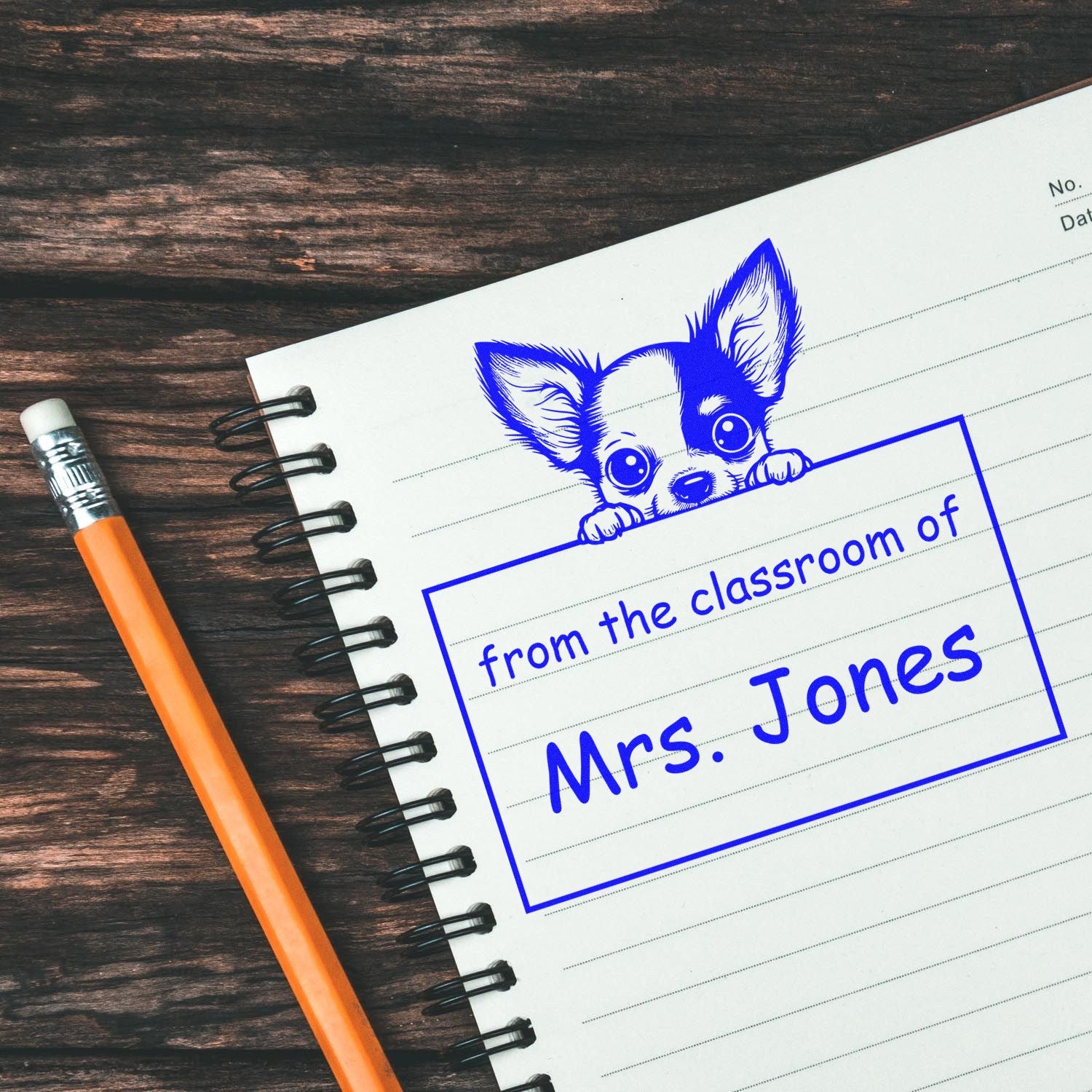 Self-Inking Chihuahua Pet Themed Read It Love It Return It Personalizable Stamp - Engineer Seal Stamps