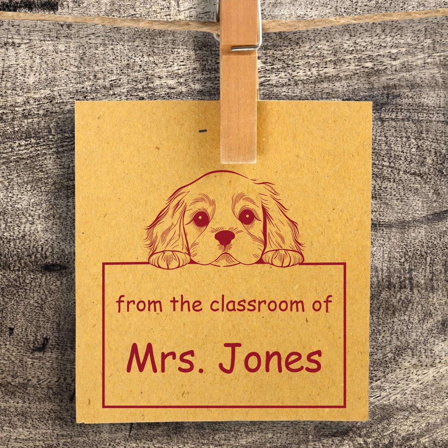 Cocker Spaniel Personalizable Read It Love It Return It For Students Stamper Pre-Inked - Engineer Seal Stamps