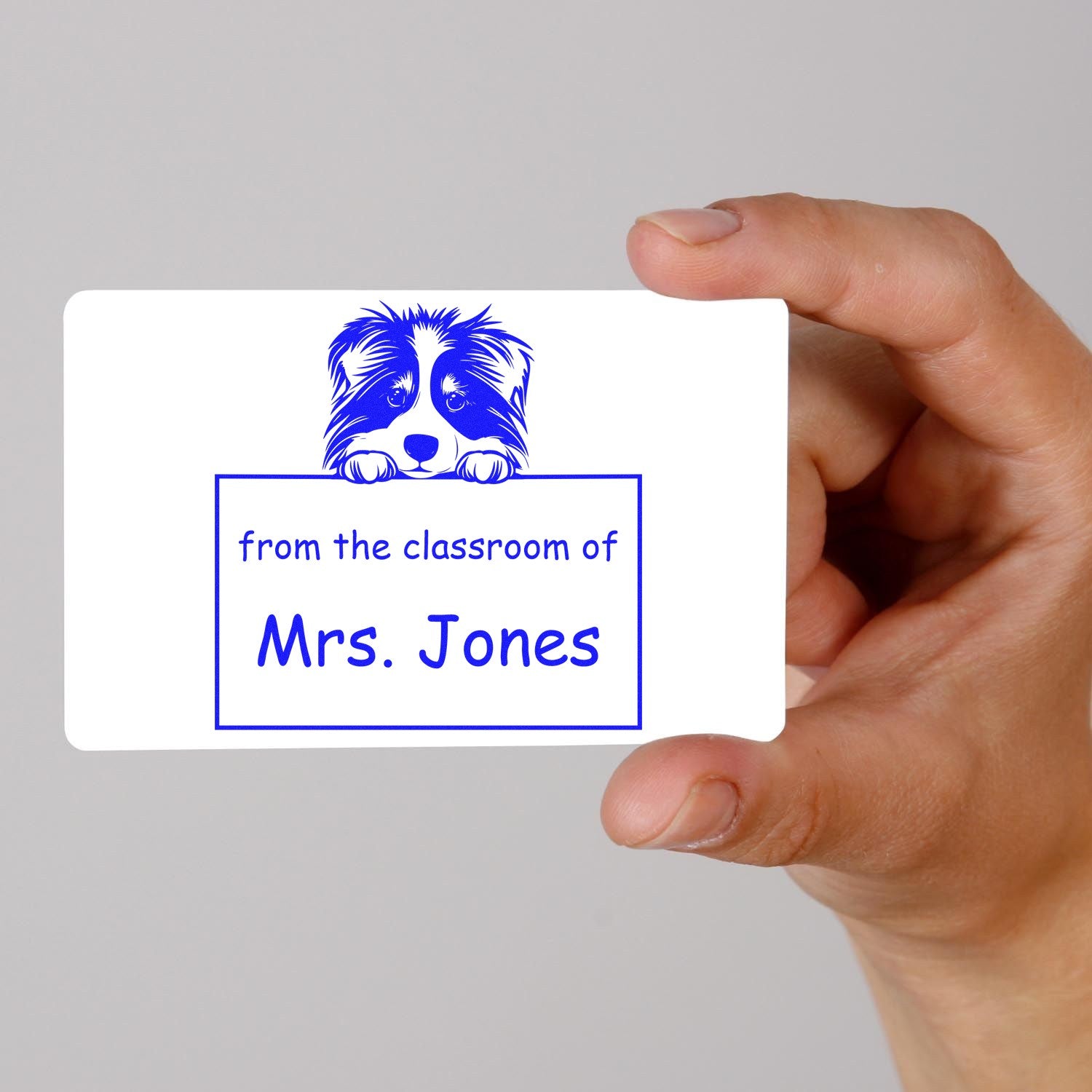 PSI Pre-Inked Collie Personalized Read It Love It Return It For Students Stamp - Engineer Seal Stamps