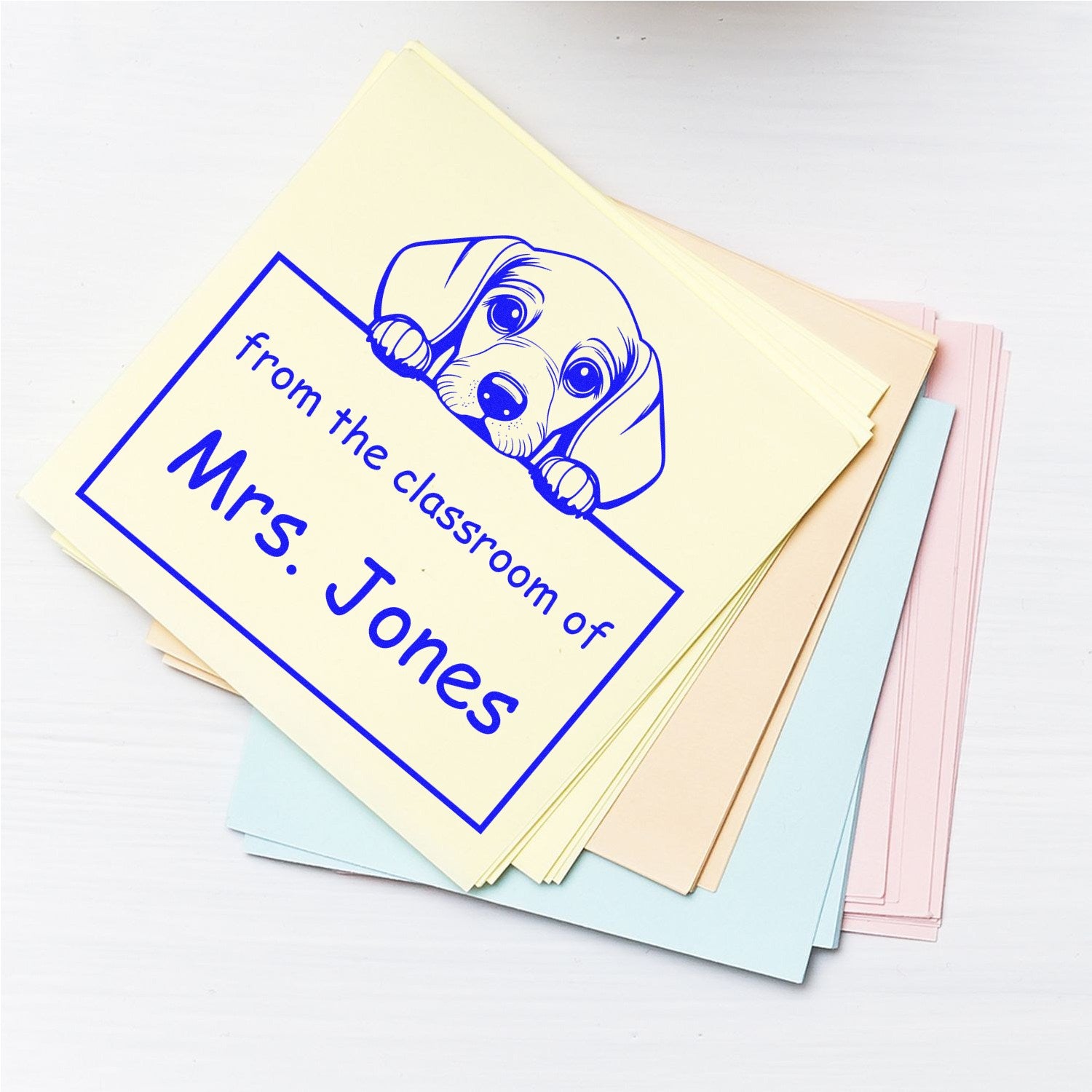 Dachshund Personalizable Read It Love It Return It For Libraries Stamper Pre-Inked - Engineer Seal Stamps