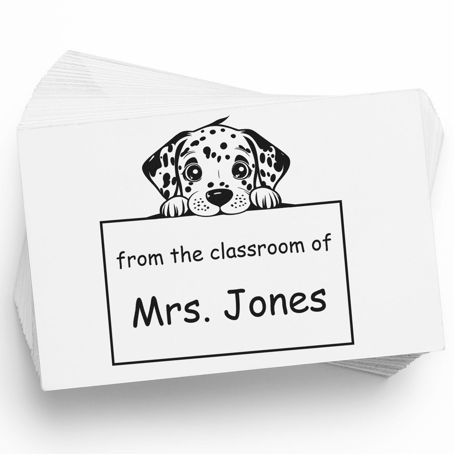 Self-Inking Dalmatian Pet Themed Read It Love It Return It For Libraries Stamp - Engineer Seal Stamps