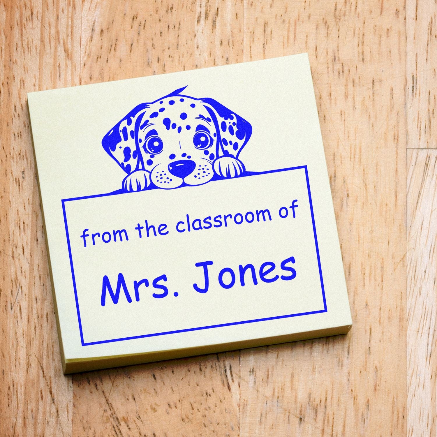 PSI Pre-Inked Dalmatian Personalized Read It Love It Return It For Libraries Stamp - Engineer Seal Stamps